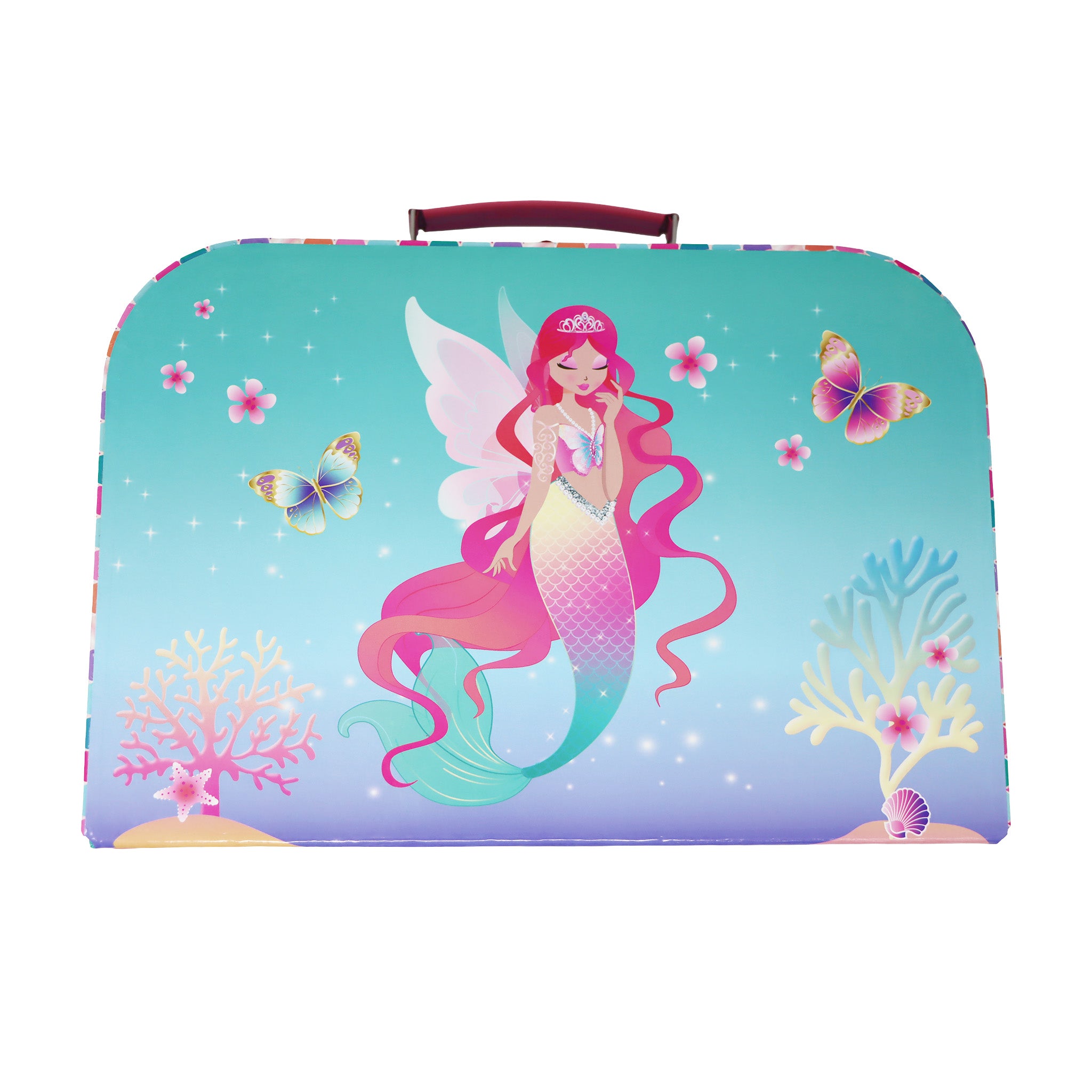 Shimmering Mermaid 6 piece Kids Baking Set & Carry Case - Pink Poppy Australia