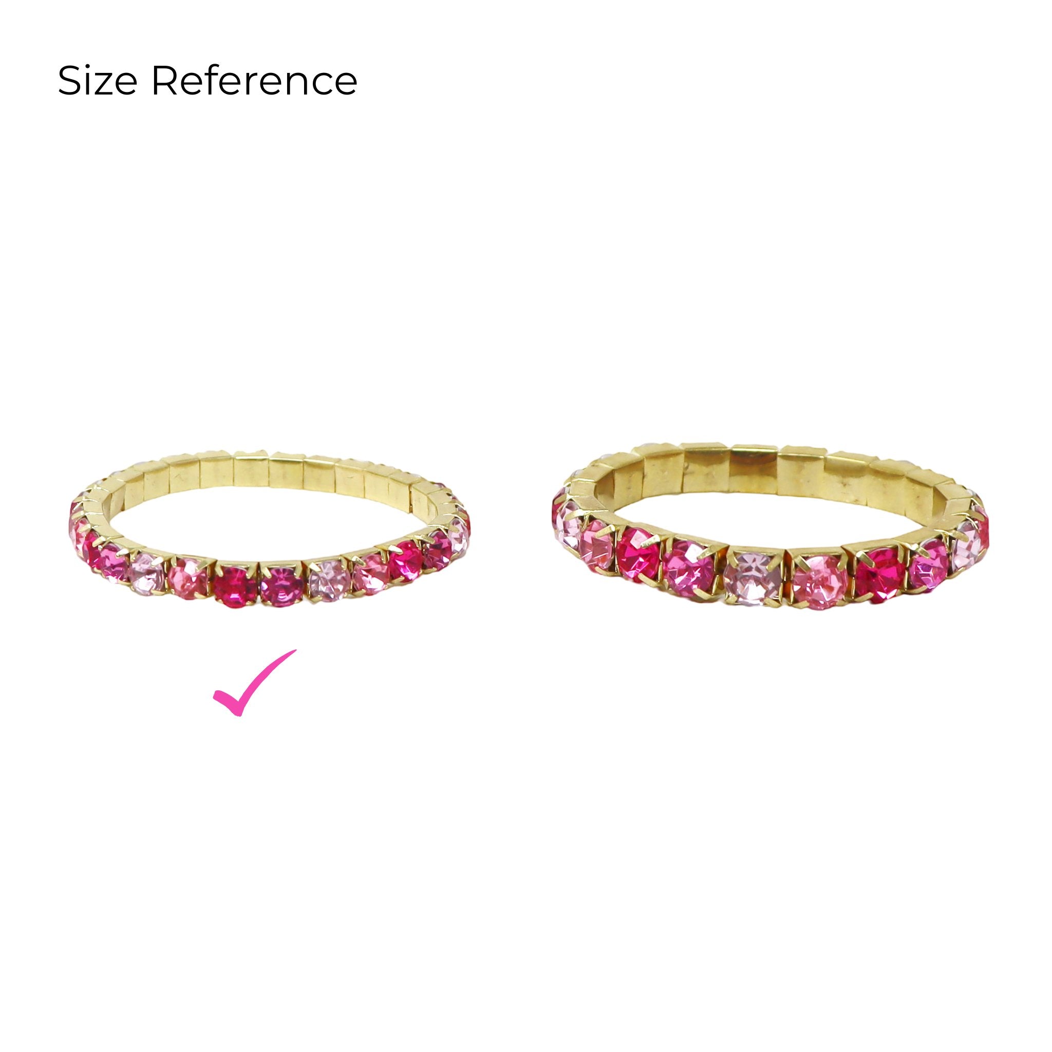 Dainty Luxury Bejewelled Bracelet - Pink Poppy Australia