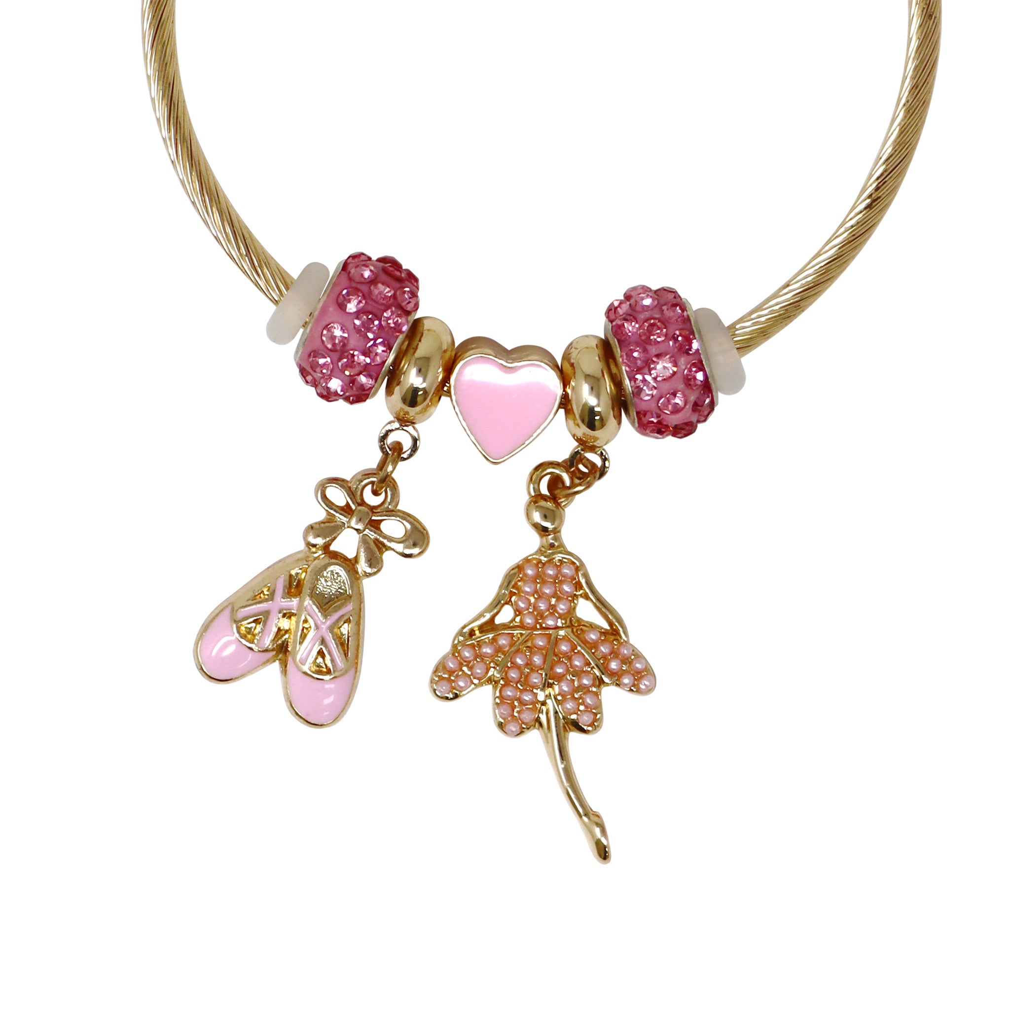 Ballerina Charm Bracelet - Pink Poppy Australia