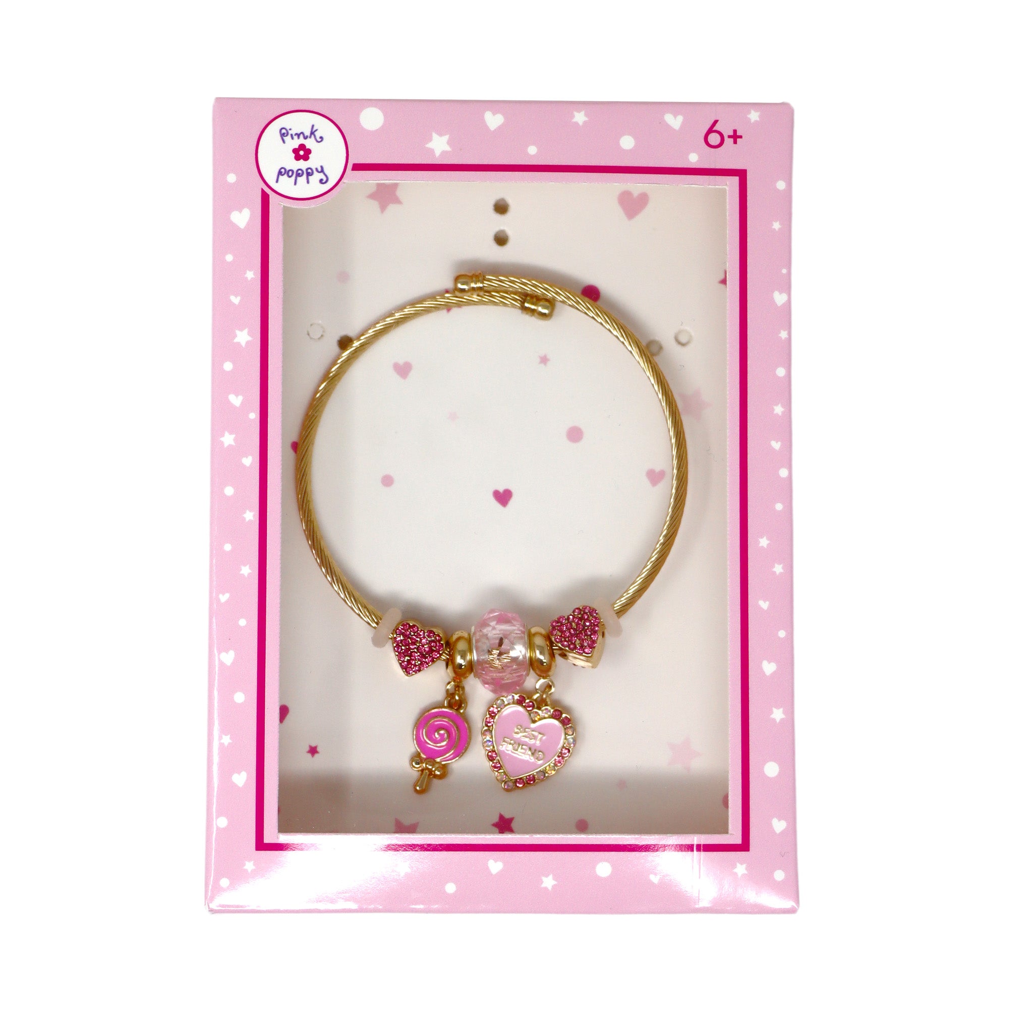 Best Friend Charm Bracelet - Pink Poppy Australia
