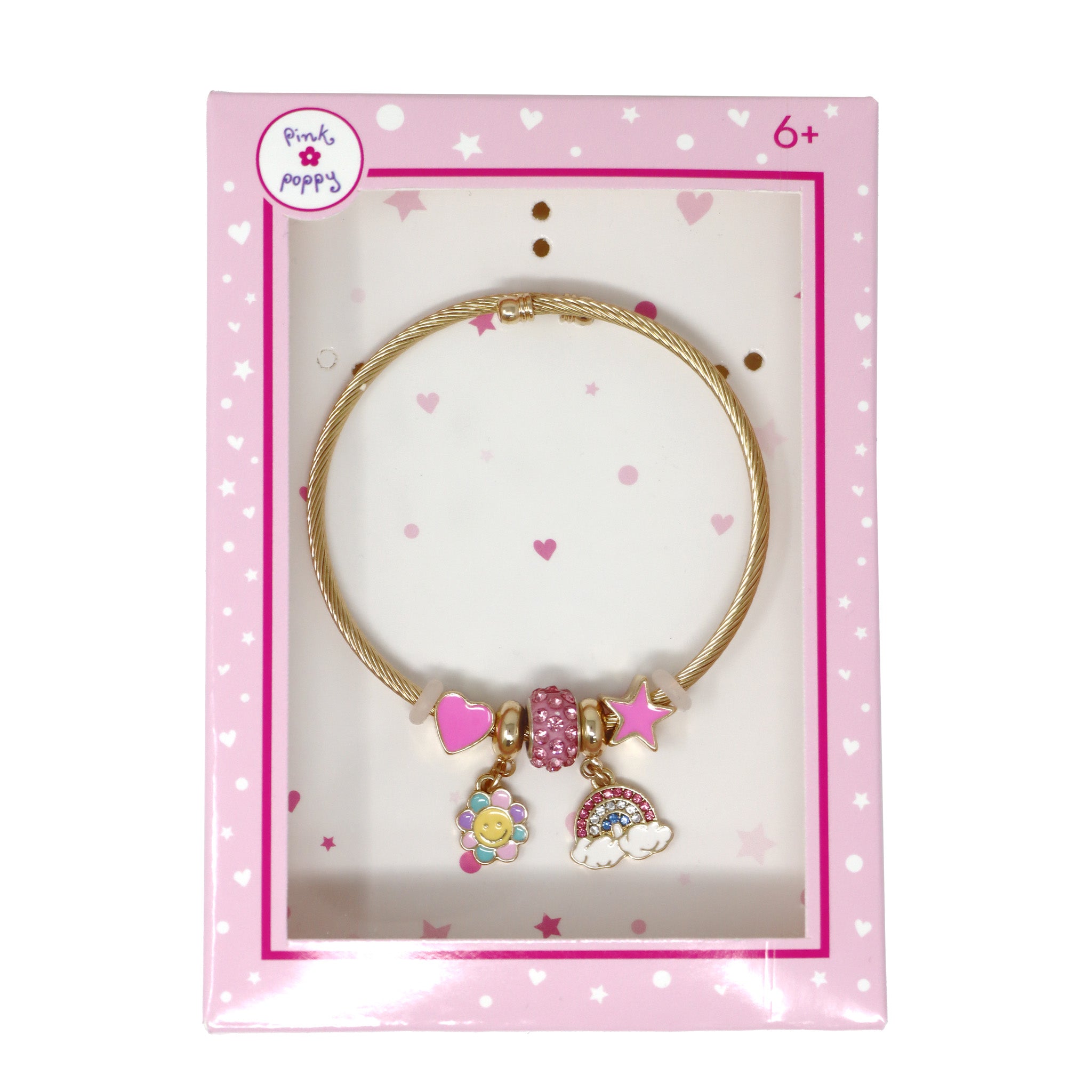 Rainbow Charm Bracelet - Pink Poppy Australia