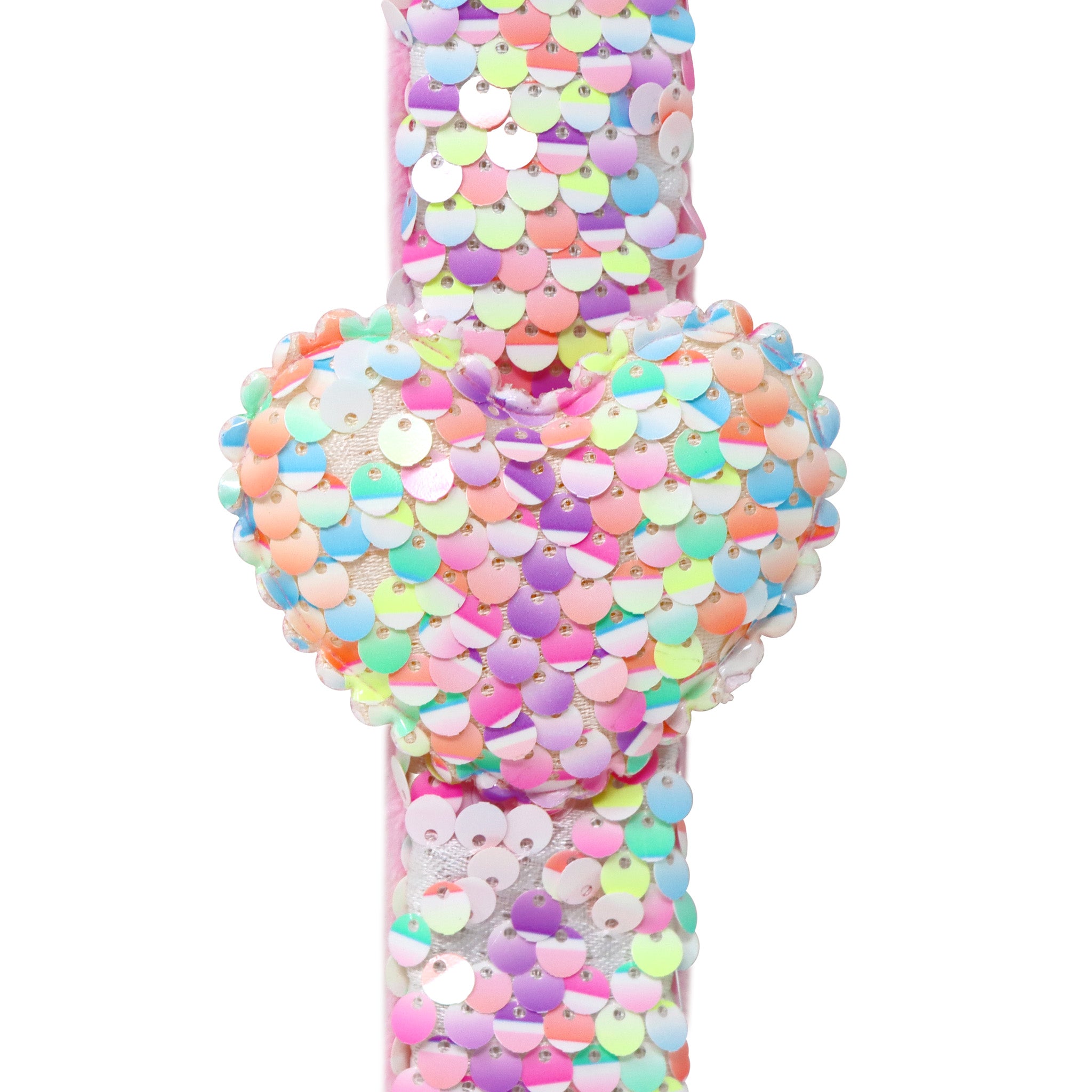 Heart Sequin Slap Bracelet - Pink Poppy Australia