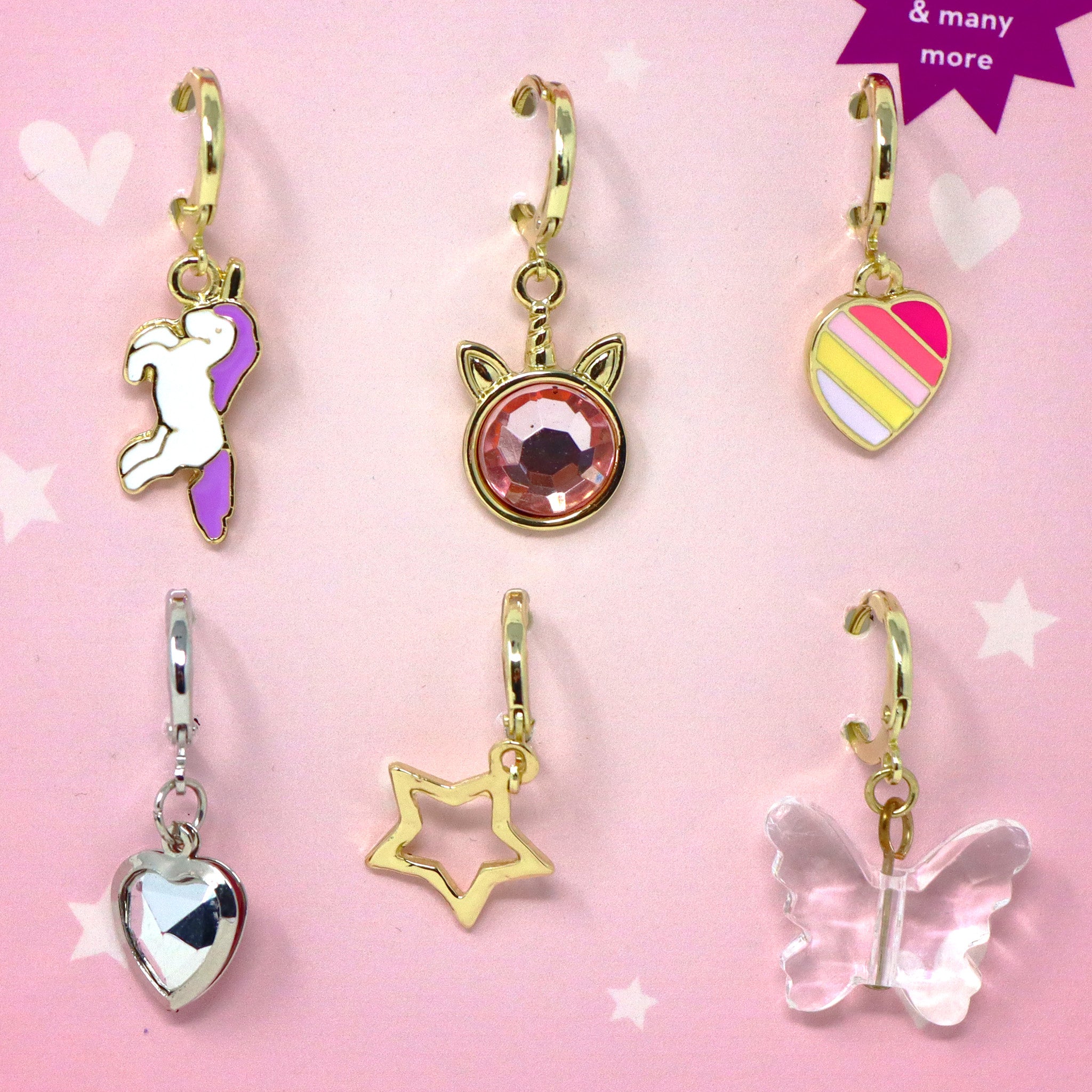 Magical Unicorn 6-pack Shoelace Charm Set - Pink Poppy Australia