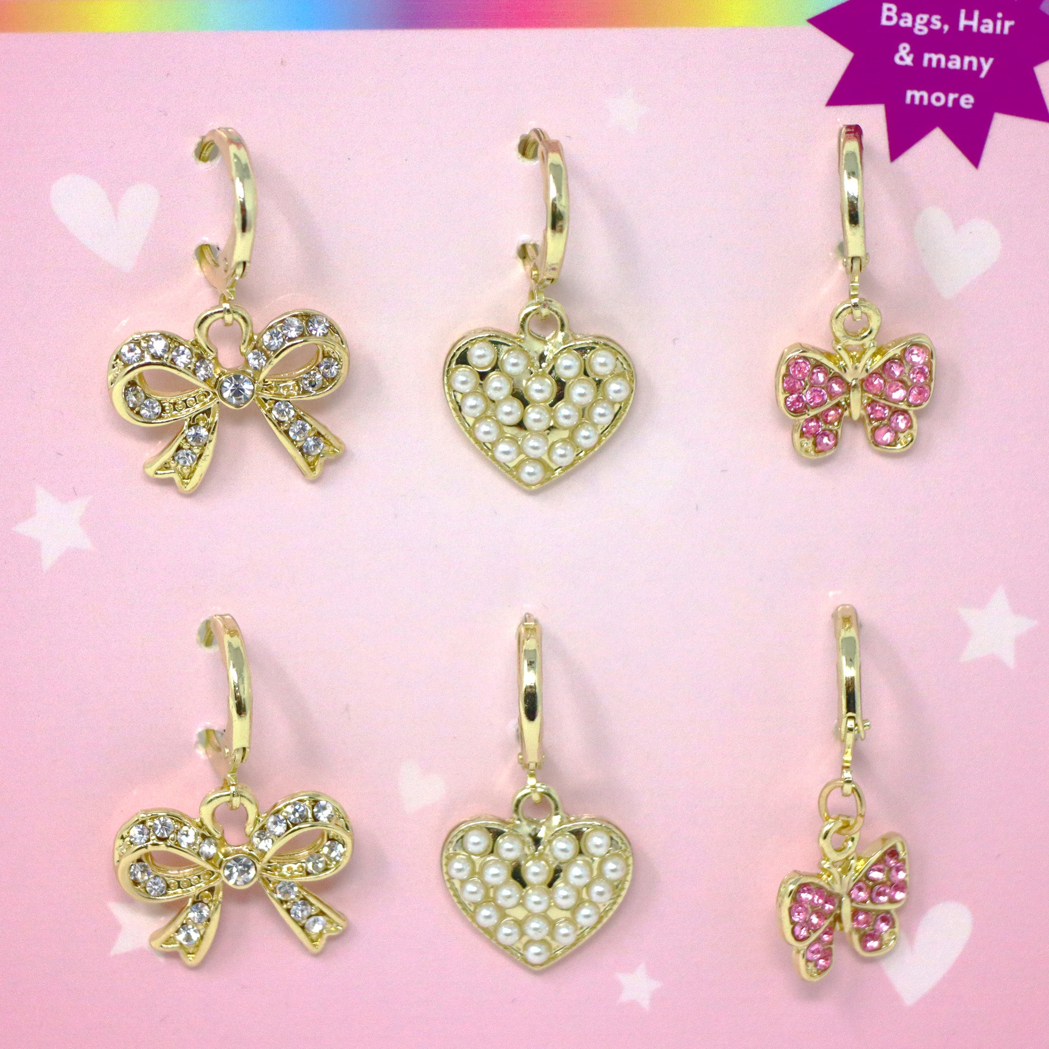 Fairy Sparkle 6-pack Shoelace Charm Set - Pink Poppy Australia