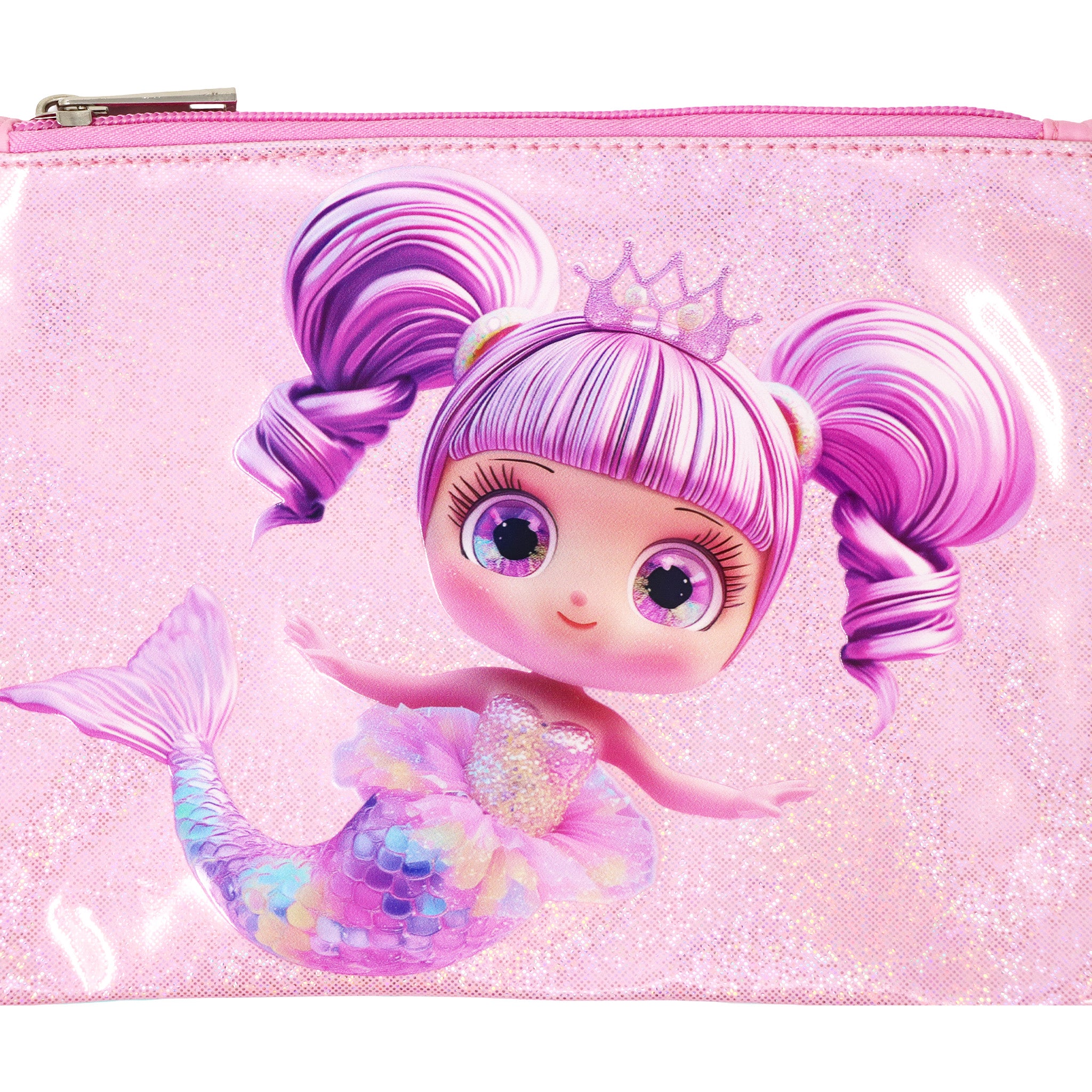 Mermaid Sparkle Backpack & Pencil Case Set - Pink Poppy Australia