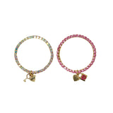 BFF Lock & Key Bracelet Set - Pink Poppy Australia