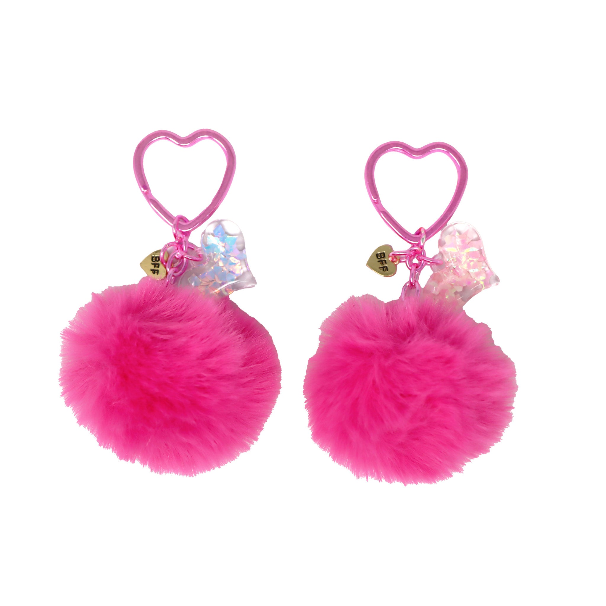 BFF Confetti Heart Keyring Set - Pink Poppy Australia