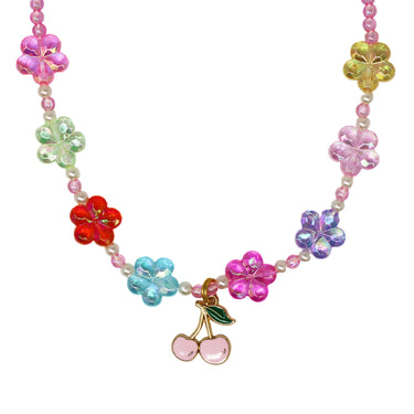 BFF Cherry Friendship Necklace Set - Pink Poppy Australia