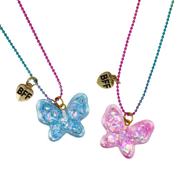 BFF Twinkle Butterfly Necklace Set - Pink Poppy Australia
