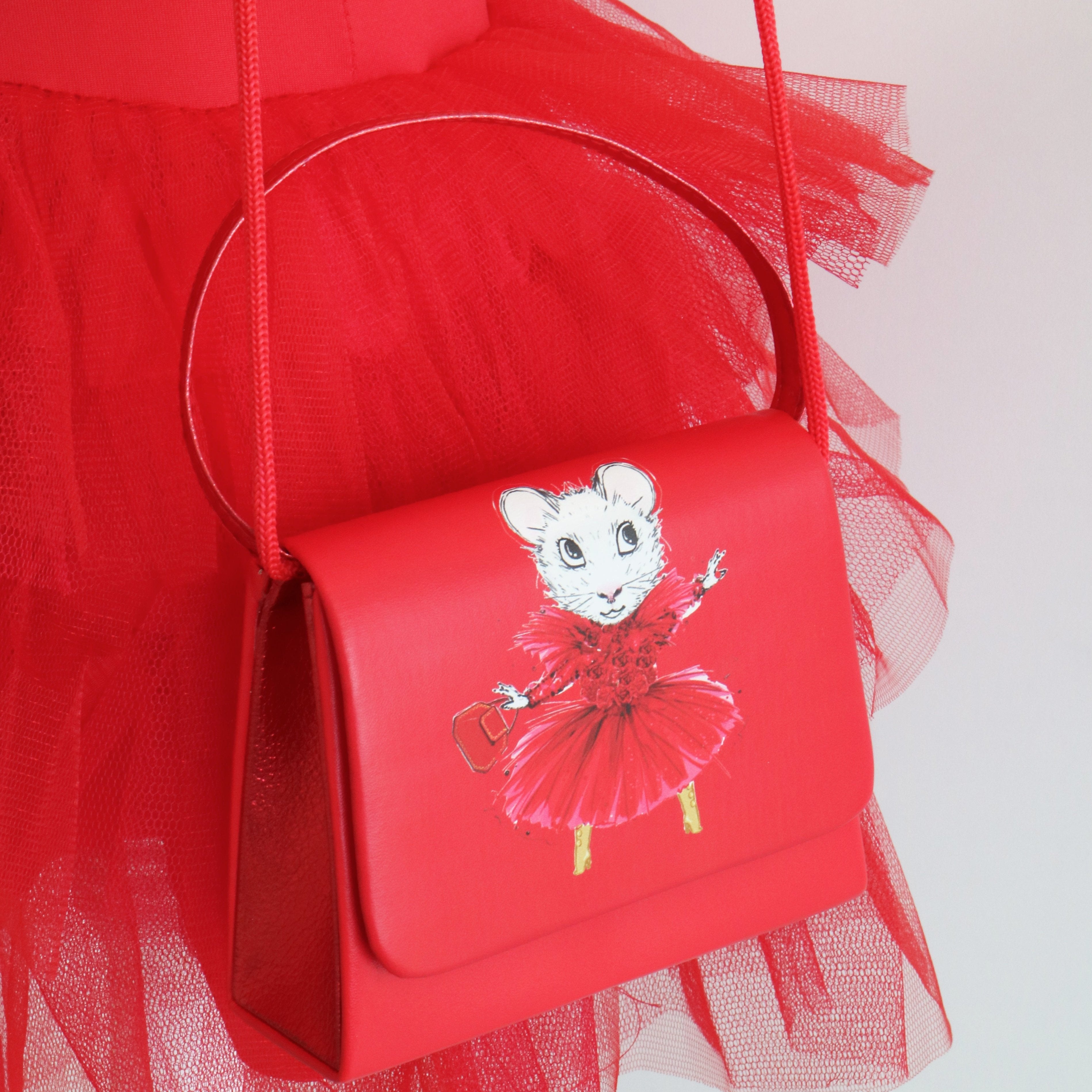 Claris: The Chicest Mouse In Paris™ Holiday Heist Fashion Handbag - Pink Poppy Australia