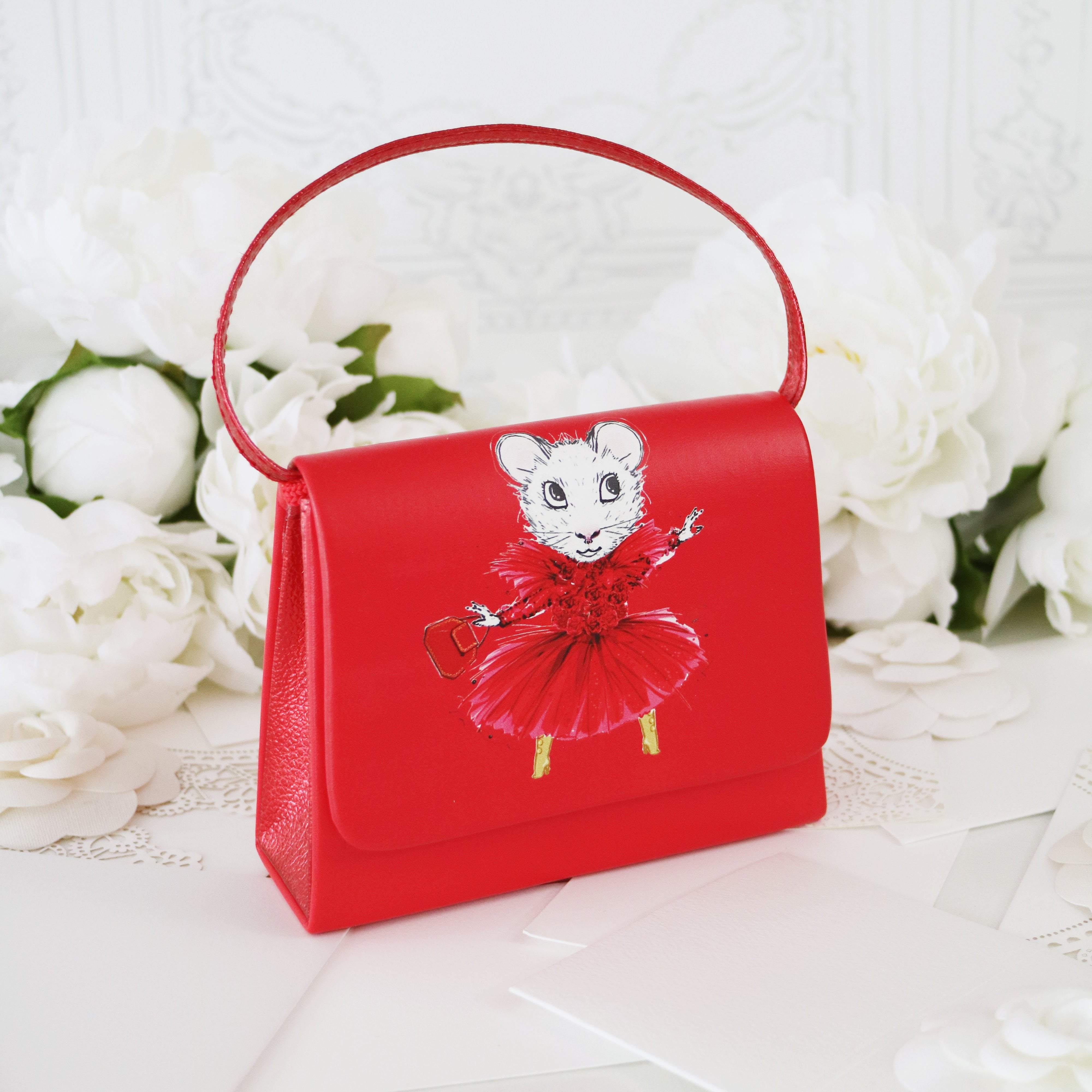 Claris: The Chicest Mouse In Paris™ Holiday Heist Fashion Handbag - Pink Poppy Australia