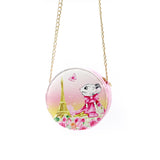 Claris The Chicest Mouse in Paris™ Magnificent Mess Printed Handbag - Pink Poppy Australia