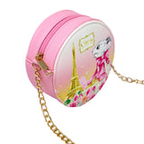 Claris The Chicest Mouse in Paris™ Magnificent Mess Printed Handbag - Pink Poppy Australia