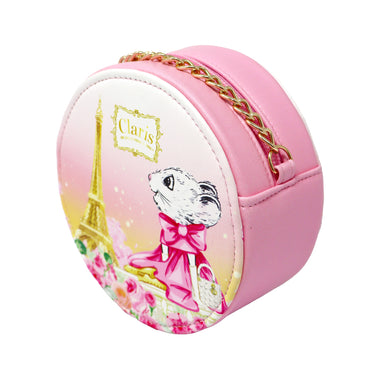 Claris The Chicest Mouse in Paris™ Magnificent Mess Printed Handbag - Pink Poppy Australia