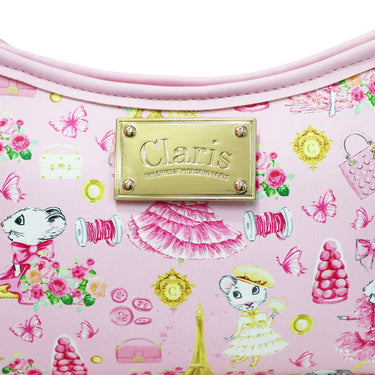 Claris the Chicest Mouse in Paris Fashion Shoulder Handbag - Pink Poppy Australia