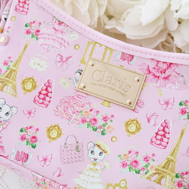 Claris the Chicest Mouse in Paris Fashion Shoulder Handbag - Pink Poppy Australia