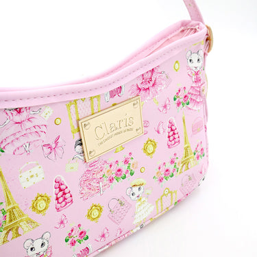 Claris the Chicest Mouse in Paris Fashion Shoulder Handbag - Pink Poppy Australia