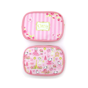 Claris the Chicest Mouse in Paris Cosmetic Pouches - Pink Poppy Australia