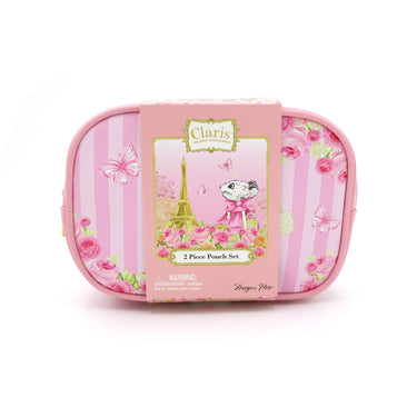 Claris the Chicest Mouse in Paris Cosmetic Pouches - Pink Poppy Australia