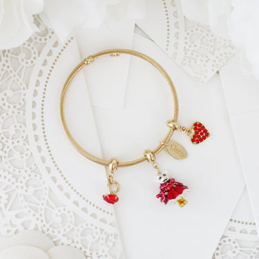 Claris: The Chicest Mouse In Paris™ Holiday Heist Charm Bracelet - Pink Poppy Australia