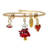 Claris: The Chicest Mouse In Paris™ Holiday Heist Charm Bracelet - Pink Poppy Australia