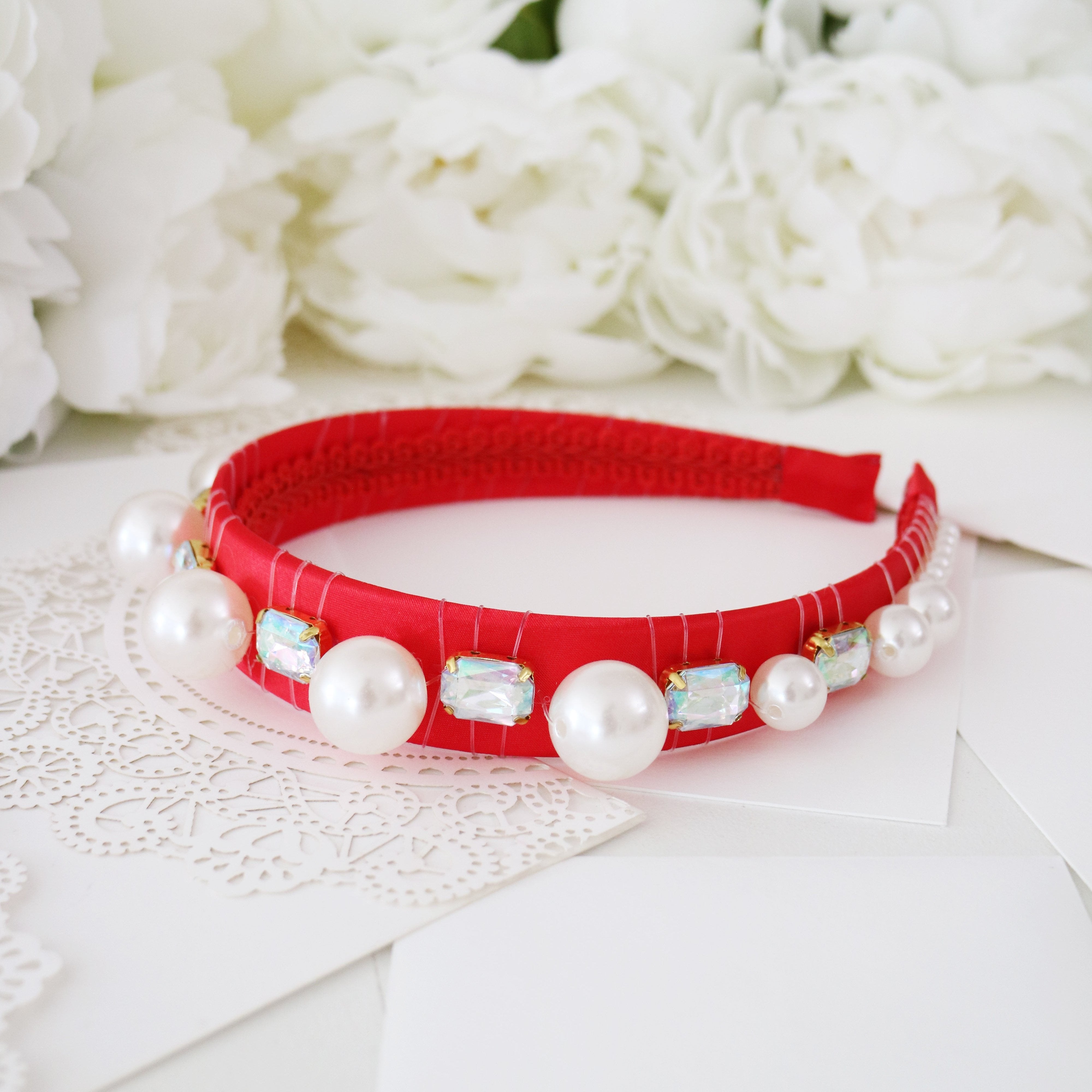 Claris: The Chicest Mouse In Paris™ Fashion Jewelled Holiday Heist Headband - Pink Poppy Australia