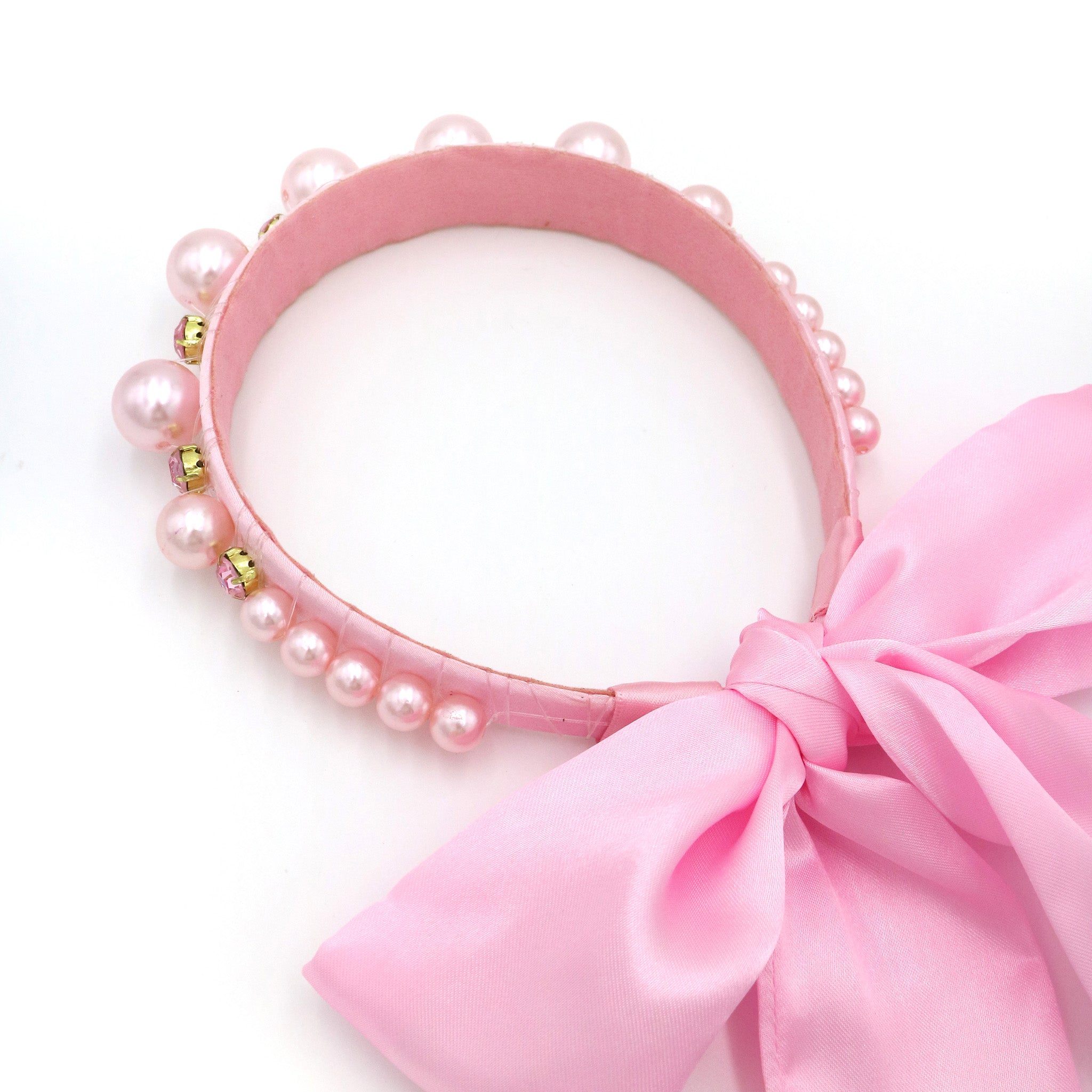 Claris the Chicest Mouse in Paris Pearl Headband - Pink Poppy Australia