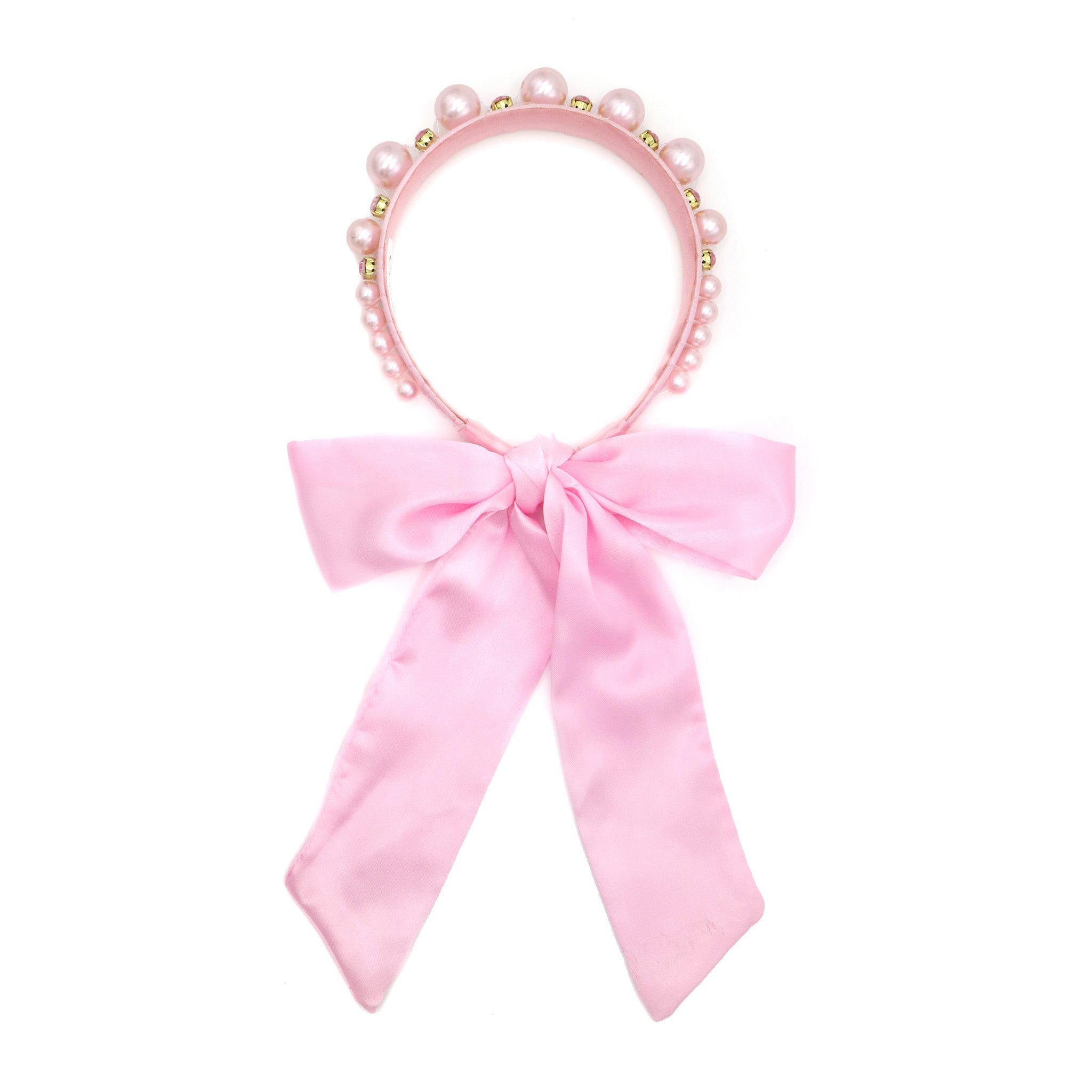 Claris the Chicest Mouse in Paris Pearl Headband - Pink Poppy Australia