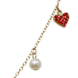 Claris: The Chicest Mouse In Paris™ Holiday Heist Charm Necklace - Pink Poppy Australia