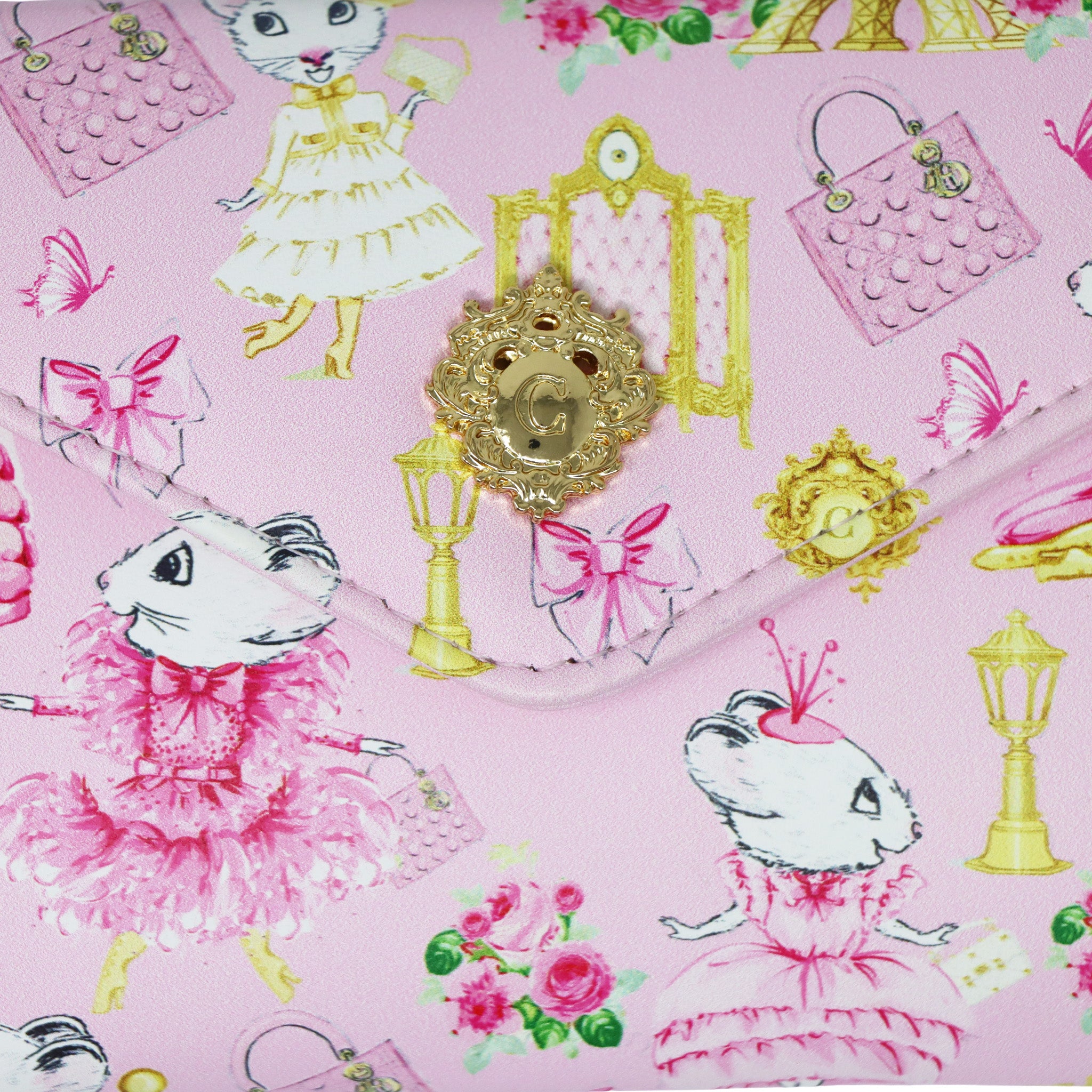 Claris the Chicest Mouse in Paris Wallet - Pink Poppy Australia