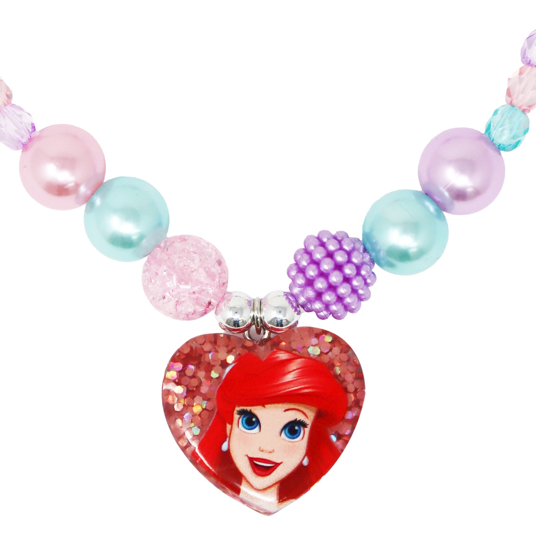 Disney Princess Ariel Necklace & Bracelet Set - Pink Poppy Australia