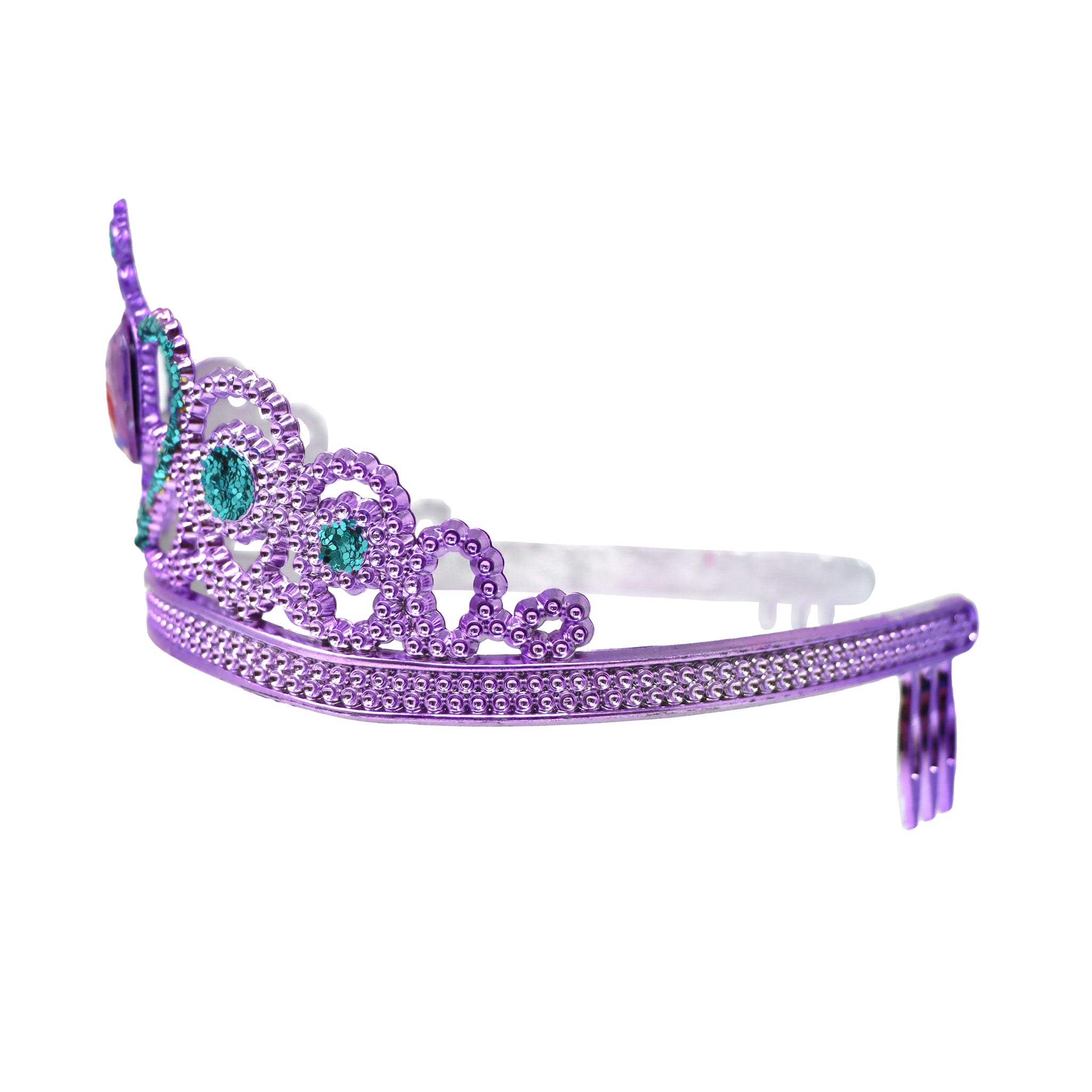 Disney Princess Ariel Heart Gemstone & Glitter Crown - Pink Poppy Australia