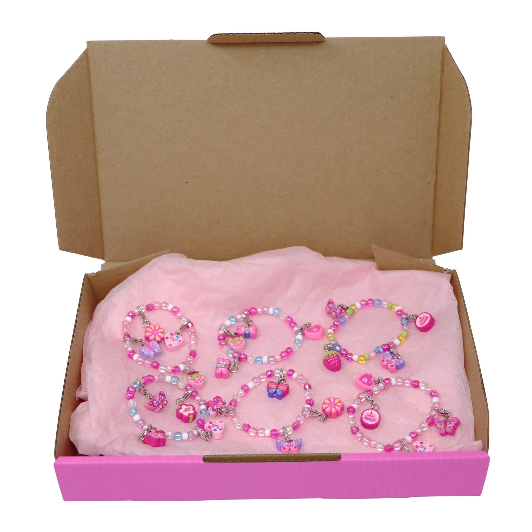 Girls Party DIY Bracelets Kit - Pink Poppy Australia