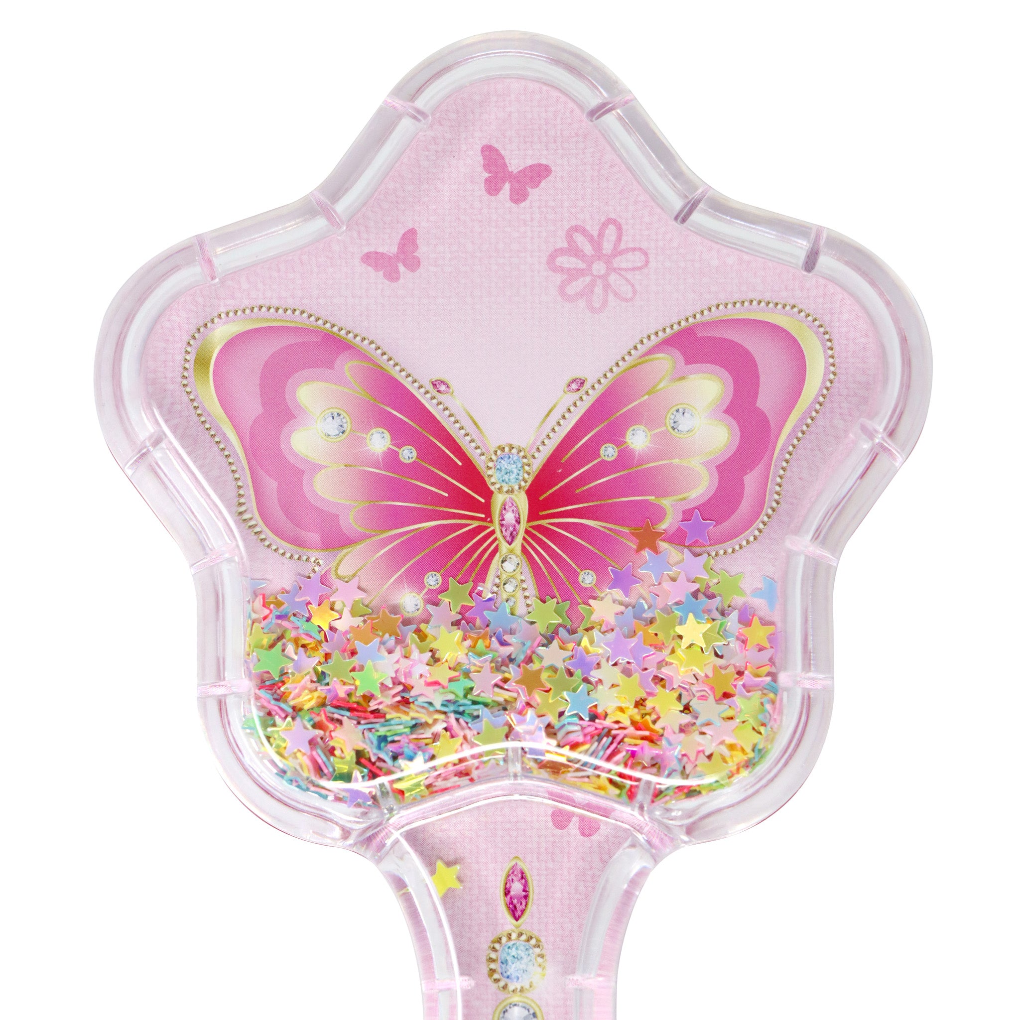 Enchanted Mermaid & Dazzling Butterfly Hair Brush - Pink Poppy Australia