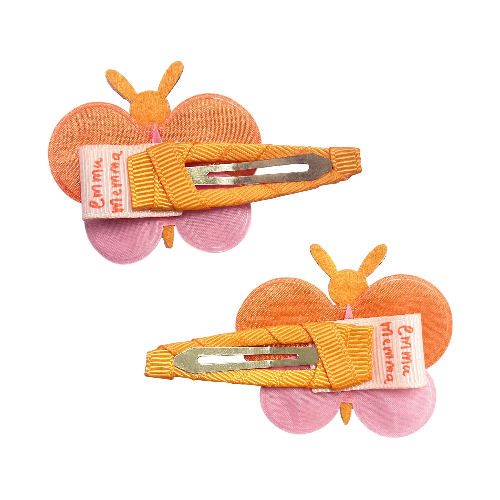 Emma Memma Butterfly Hair Clips - Pink Poppy Australia