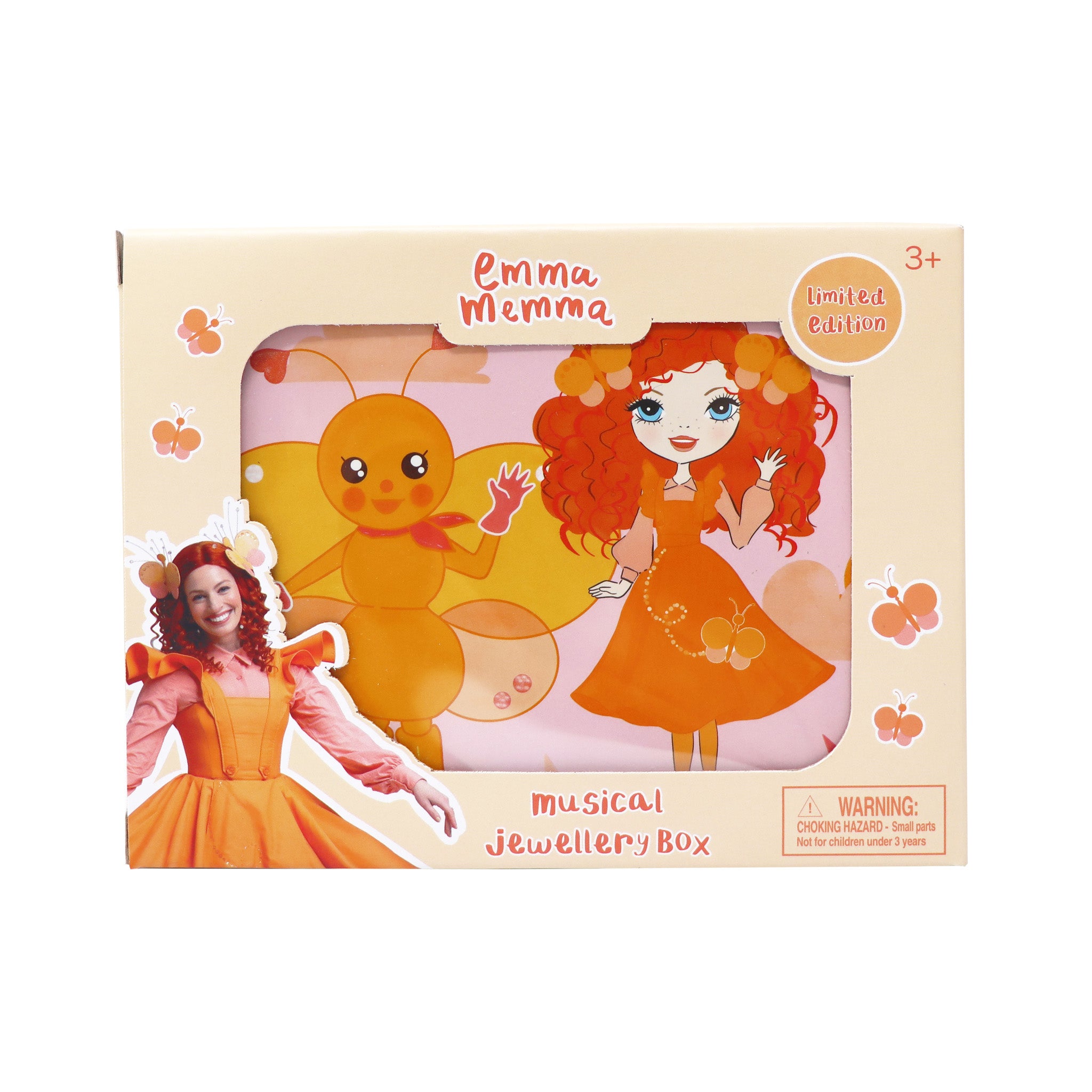 Emma Memma Musical Jewellery Box - Pink Poppy Australia
