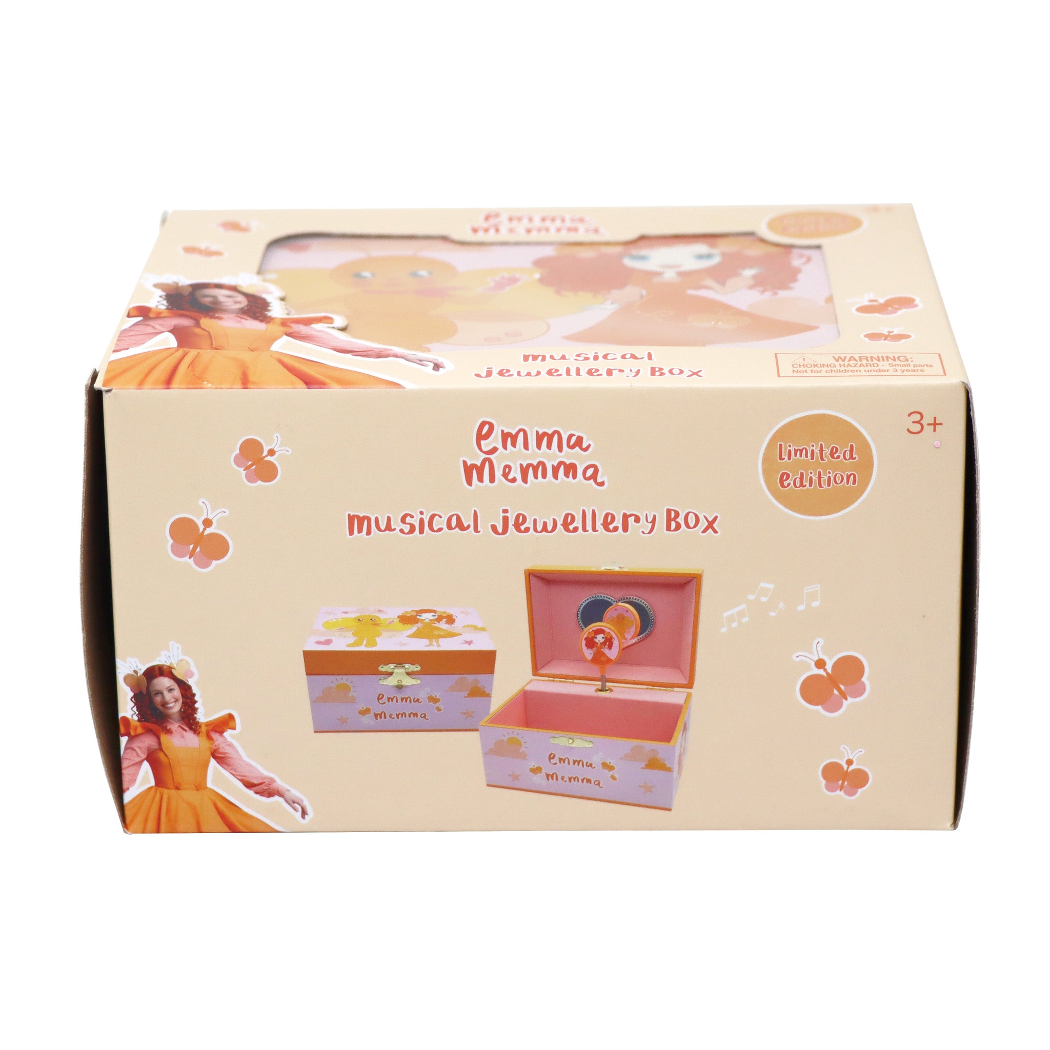 Emma Memma Musical Jewellery Box - Pink Poppy Australia