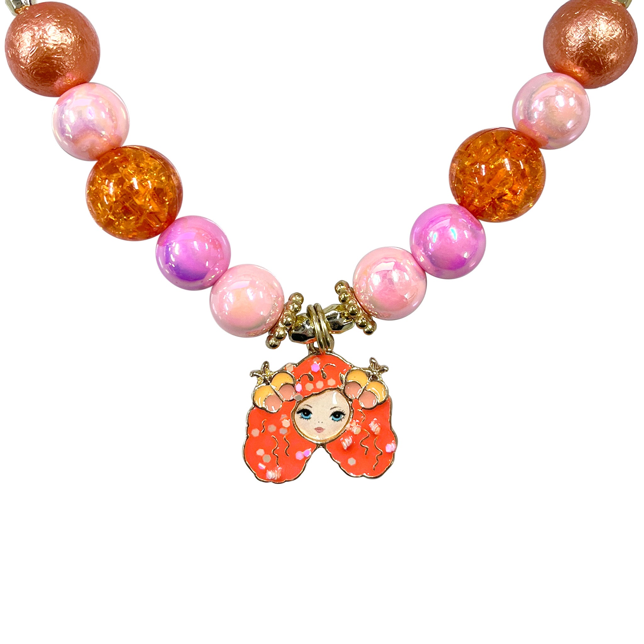 Emma Memma Necklace and Bracelet Set - Pink Poppy Australia