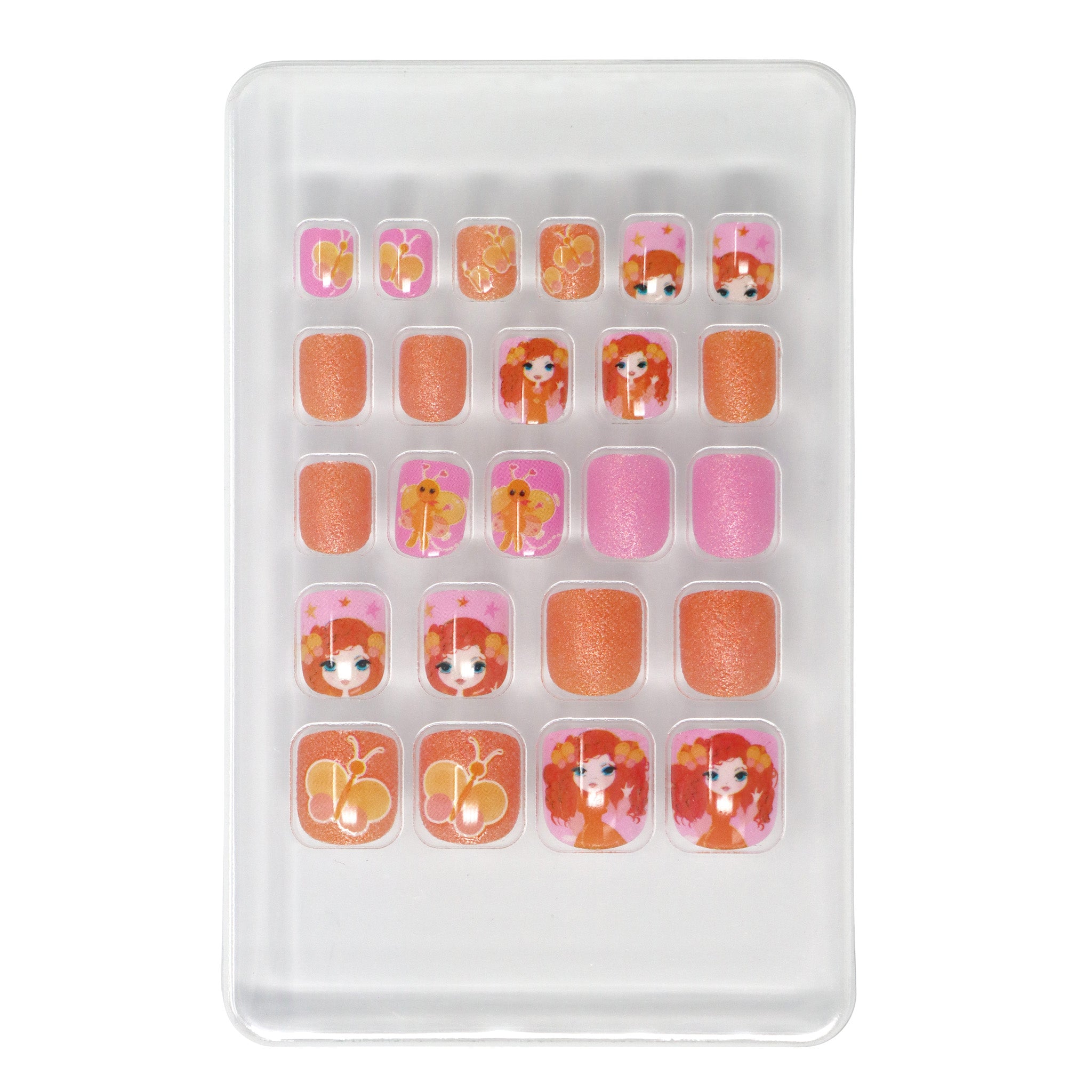 Emma Memma Press on Nails - Pink Poppy Australia