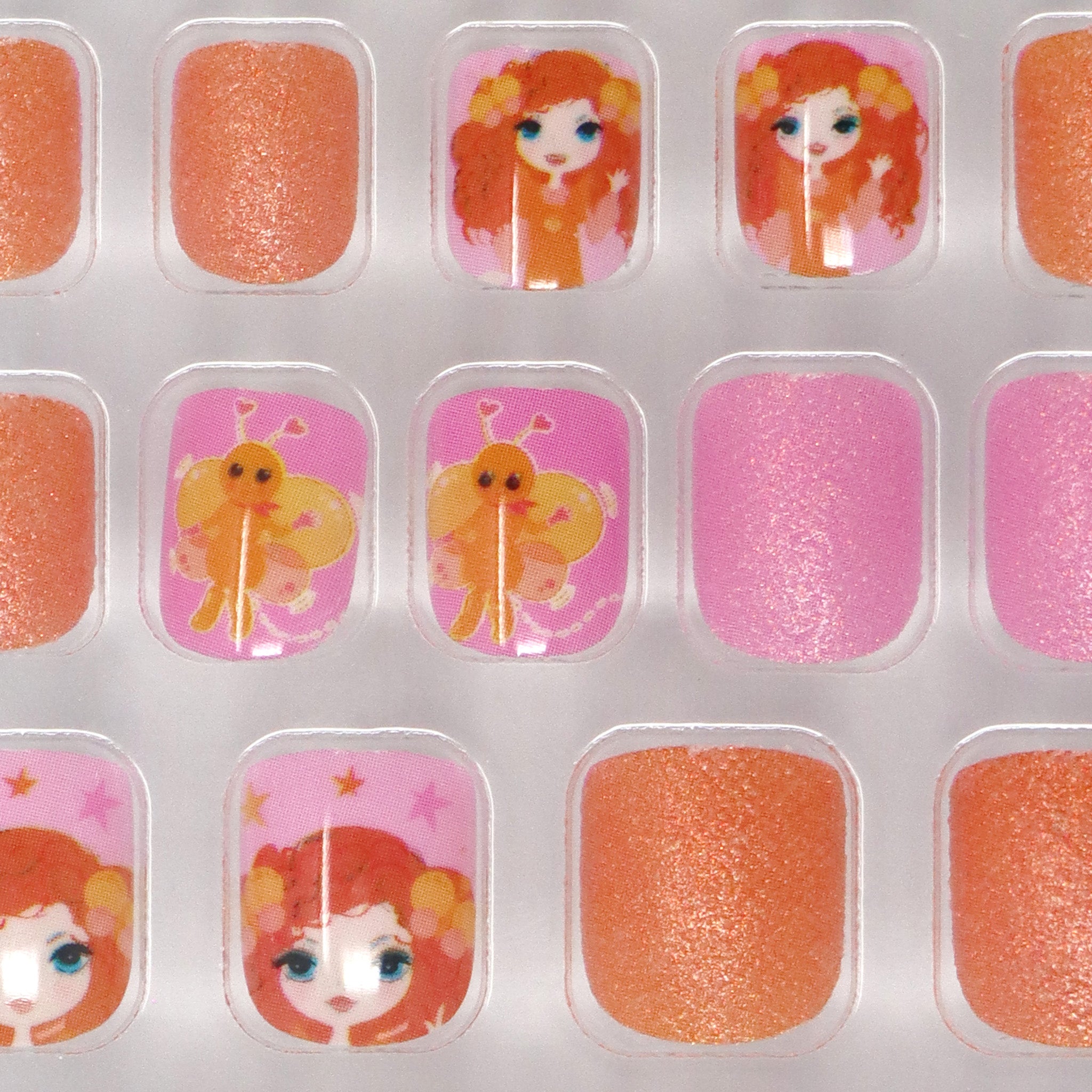 Emma Memma Press on Nails - Pink Poppy Australia
