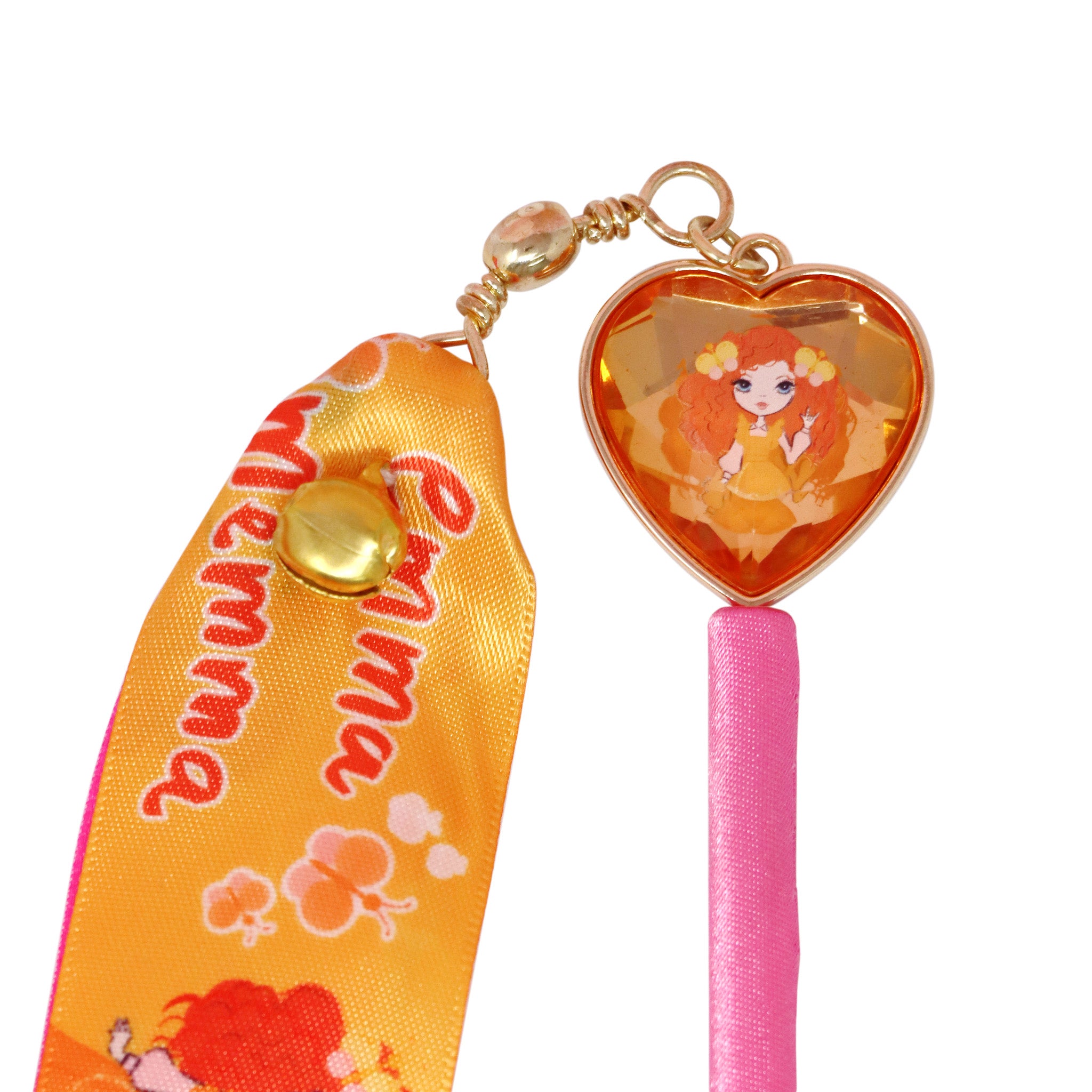 Emma Memma Ribbon Wand - Pink Poppy Australia
