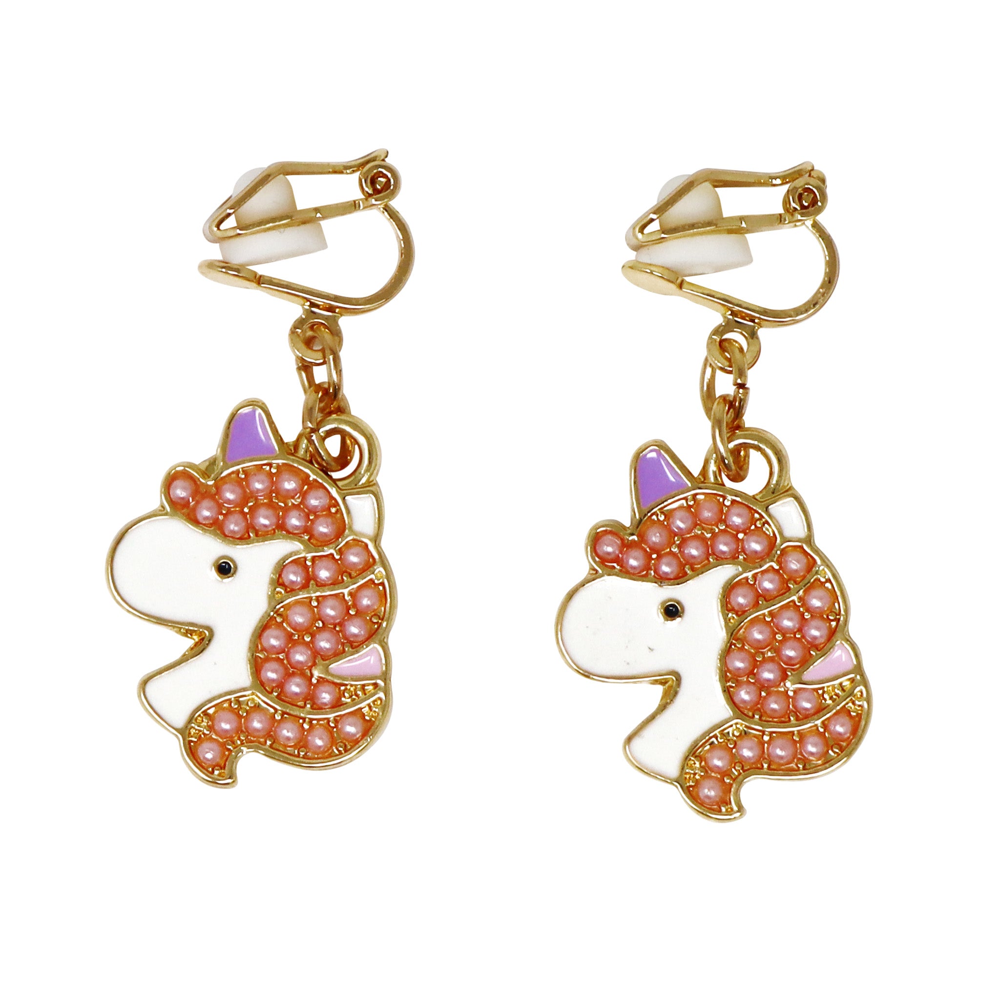 Unicorn Clip-on Earrings - Pink Poppy Australia