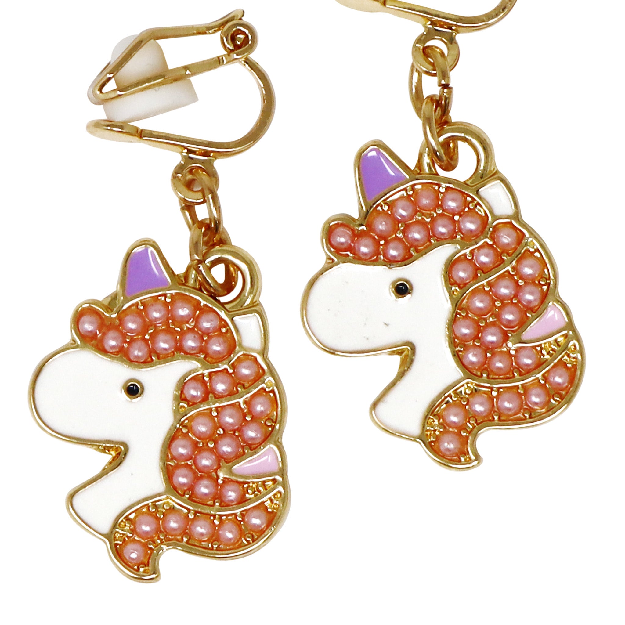 Unicorn Clip-on Earrings - Pink Poppy Australia