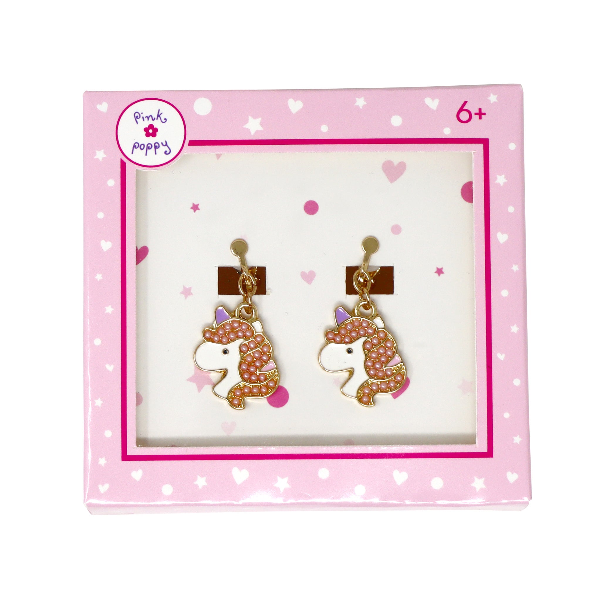 Unicorn Clip-on Earrings - Pink Poppy Australia