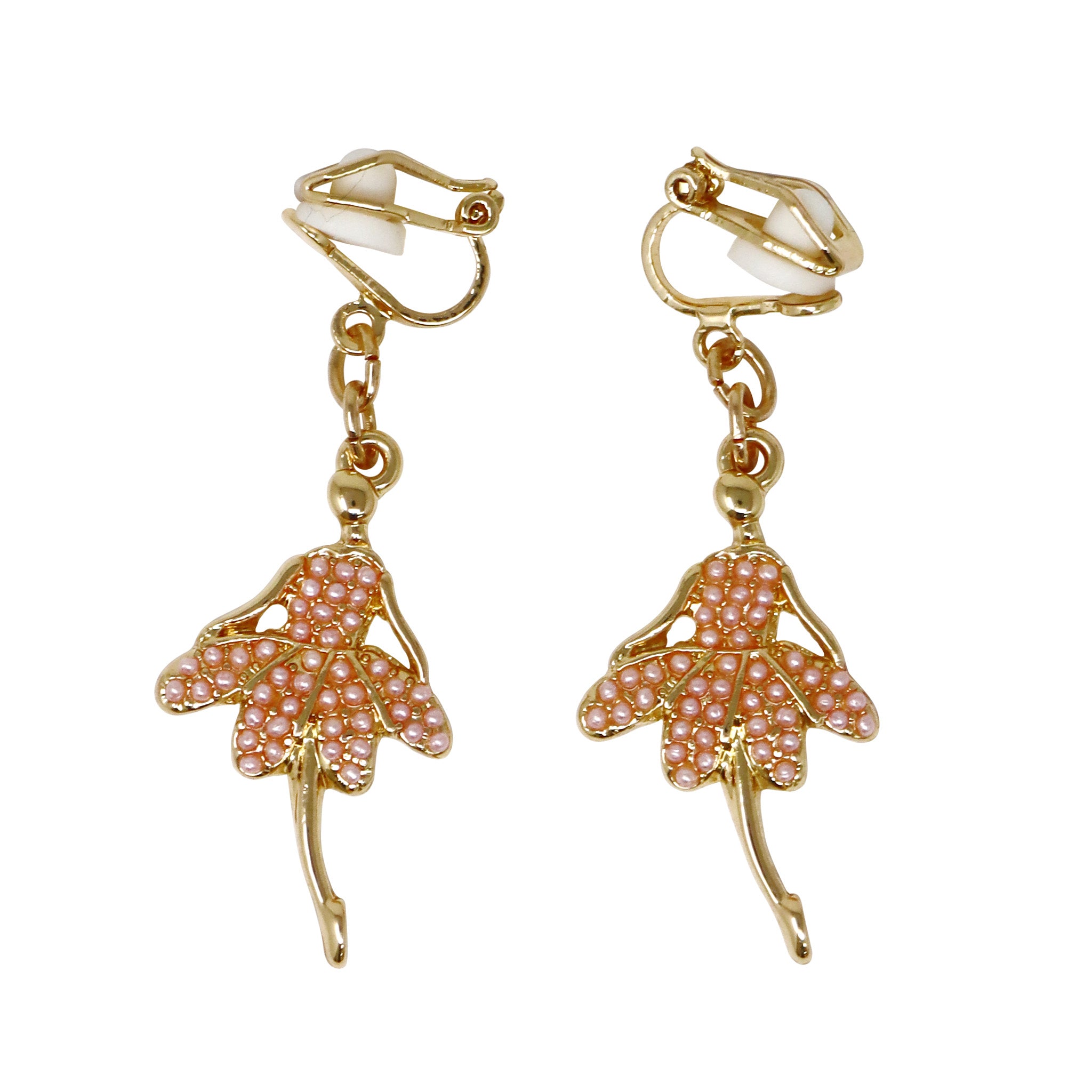 Ballerina Clip-on Earrings - Pink Poppy Australia
