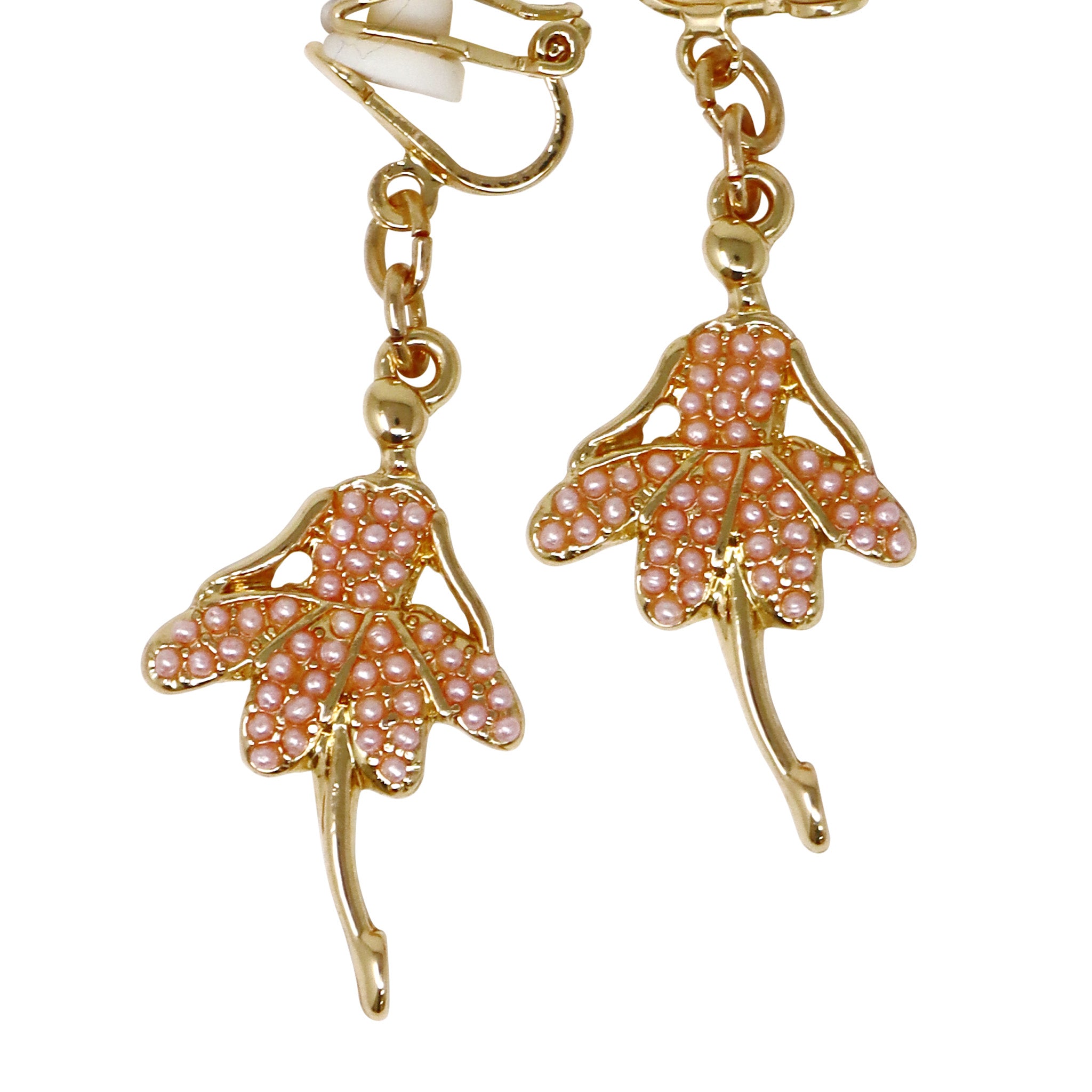 Ballerina Clip-on Earrings - Pink Poppy Australia