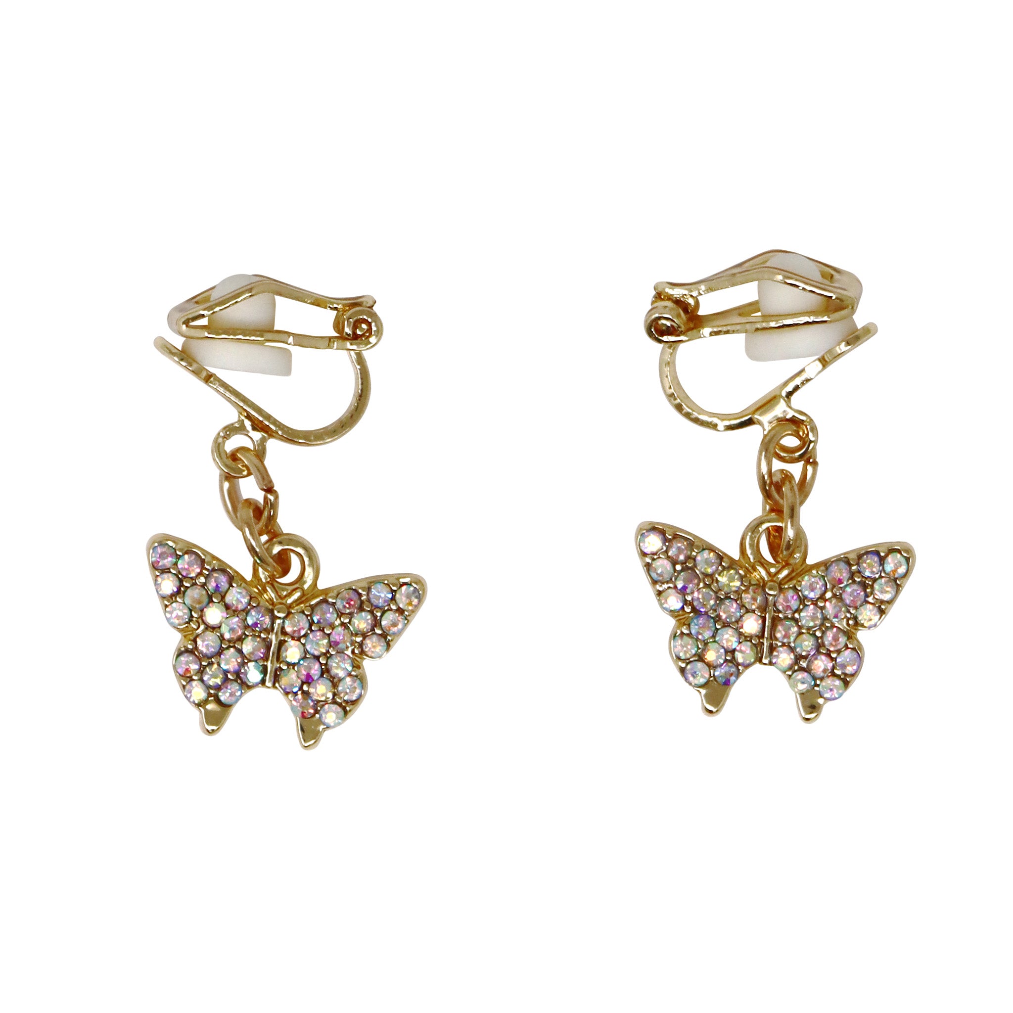 Butterfly Clip-on Earrings - Pink Poppy Australia