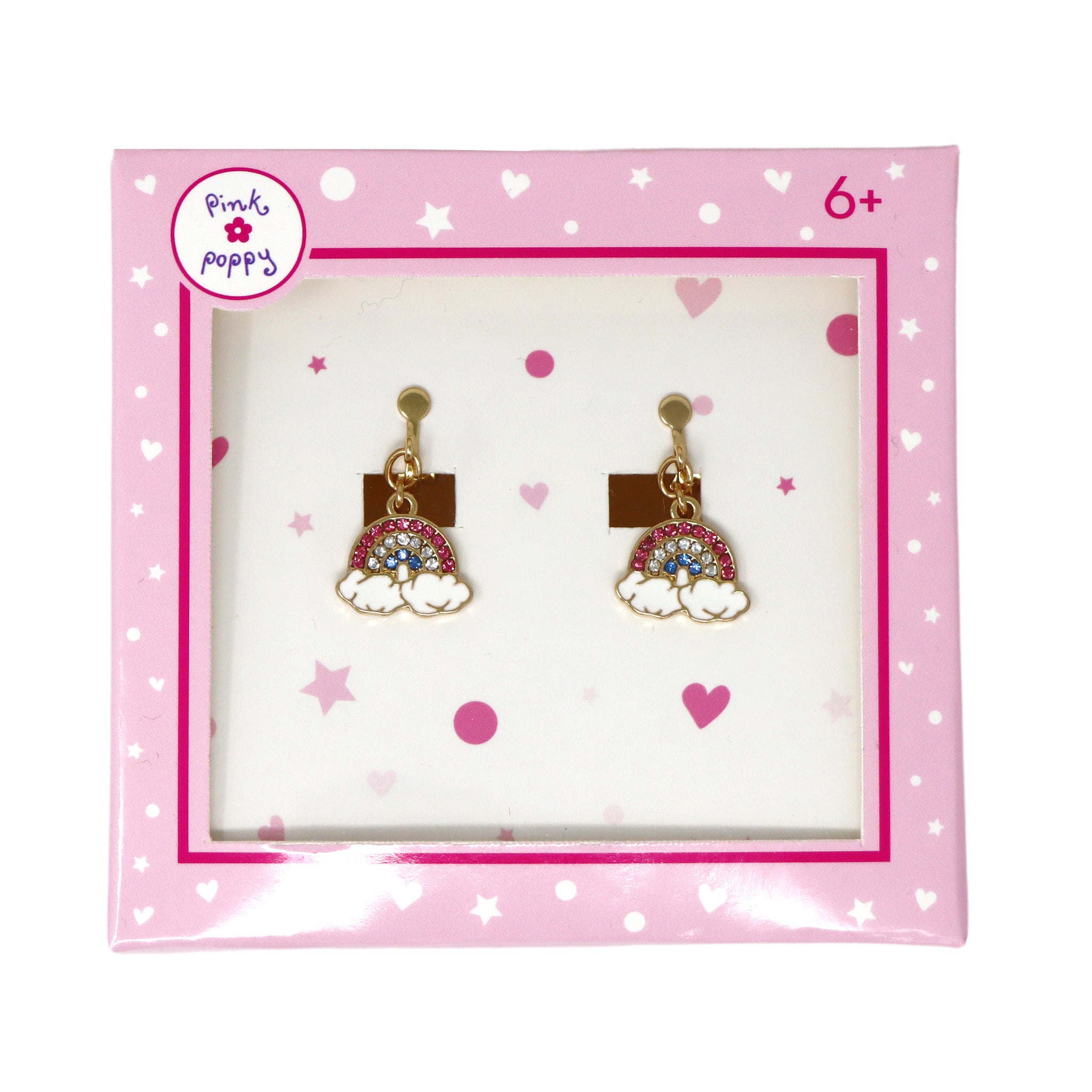 Rainbow Clip-on Earrings - Pink Poppy Australia