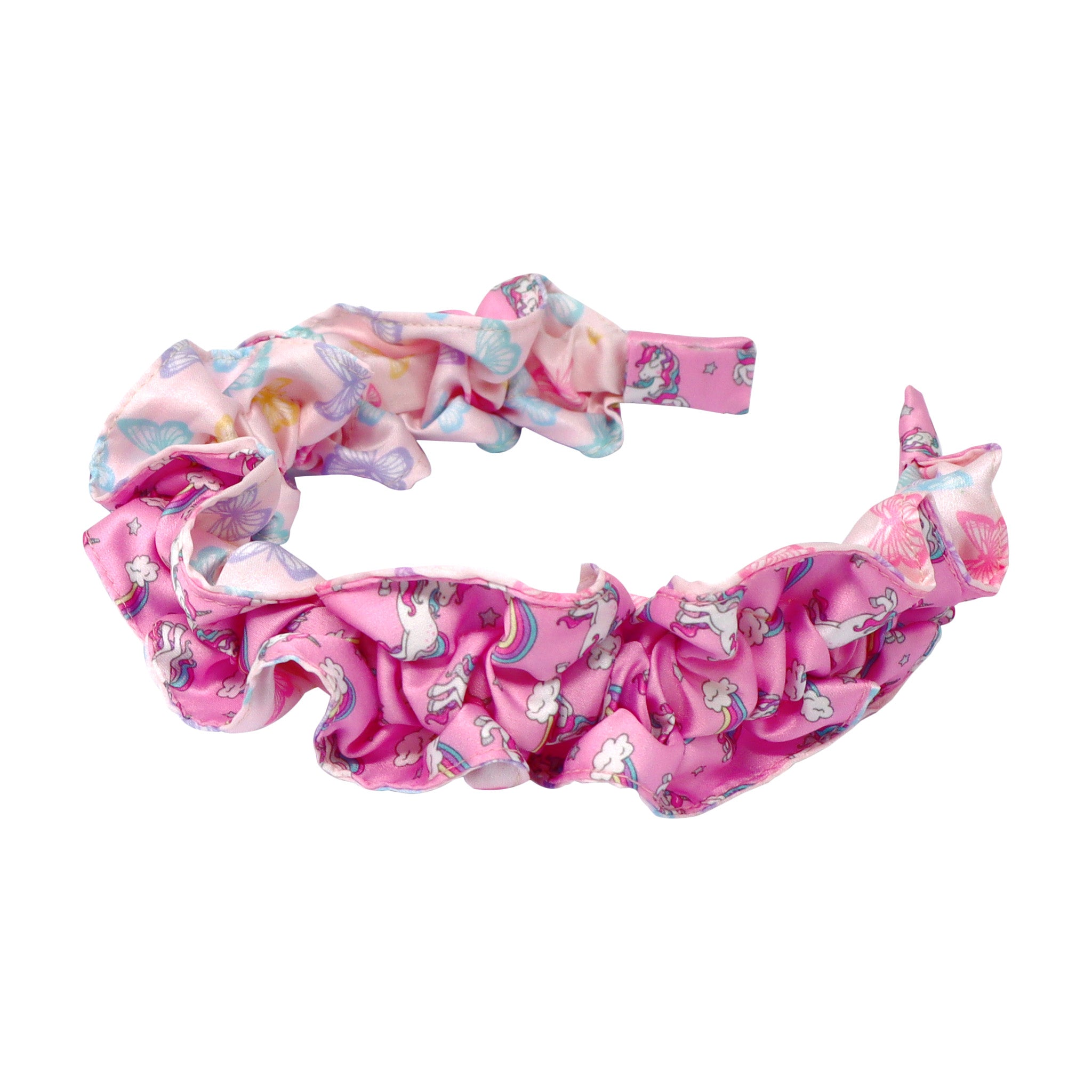 Reversible Ruffle Headband - Pink Poppy Australia
