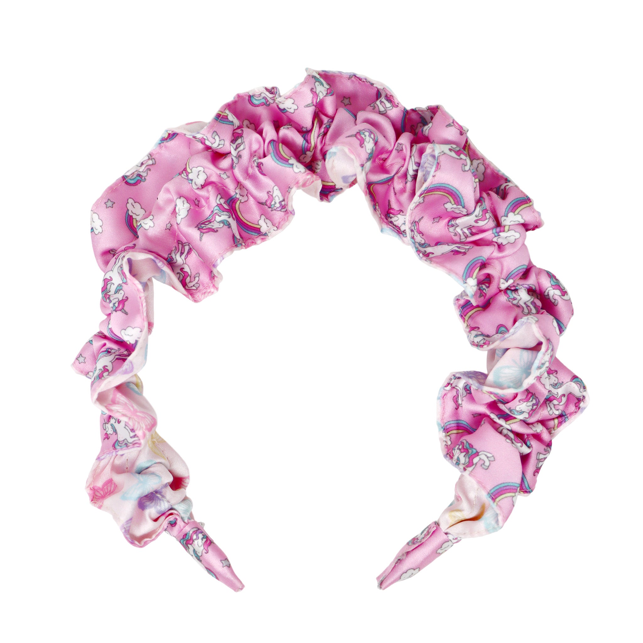 Reversible Ruffle Headband - Pink Poppy Australia